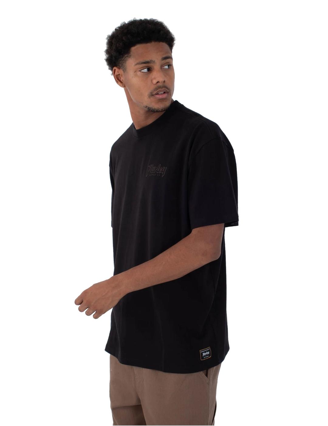 HURLEY CAMISETA NEGRA BUILT OUTLINE RLX