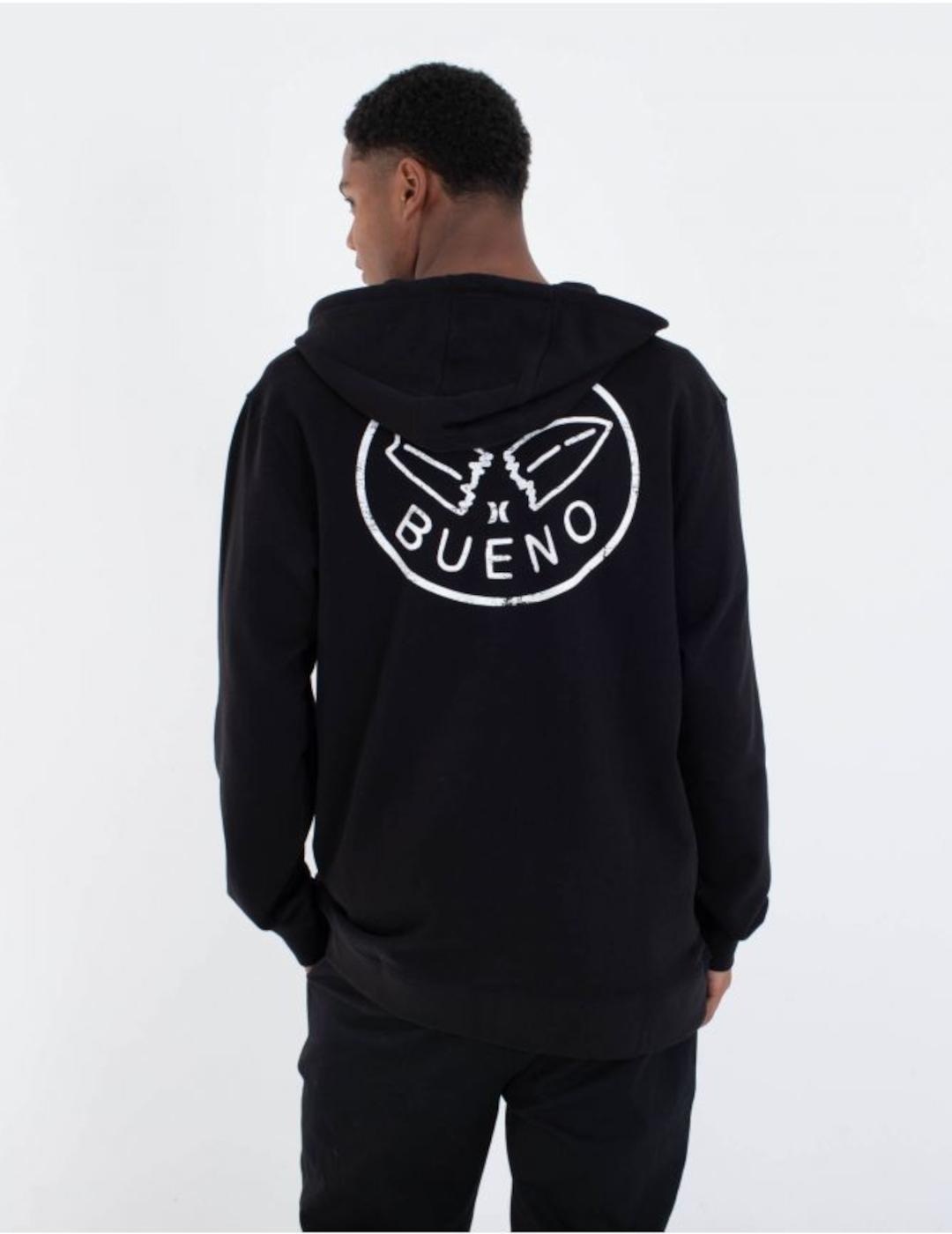 HURLEY HOODIE ZIP NEGRA SIDER