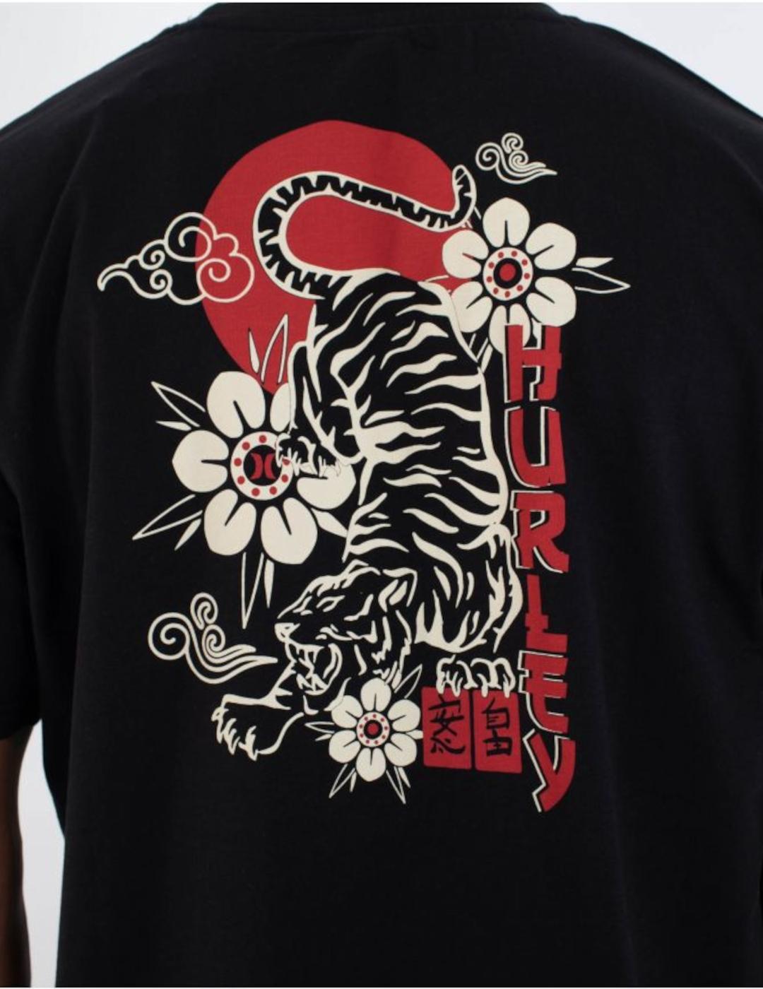 HURLEY CAMISETA NEGRA TATTOO