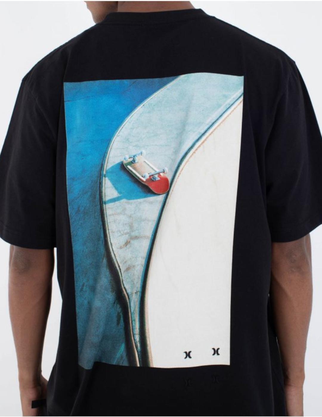 HURLEY CAMISETA NEGRA BCNK8 WASHED