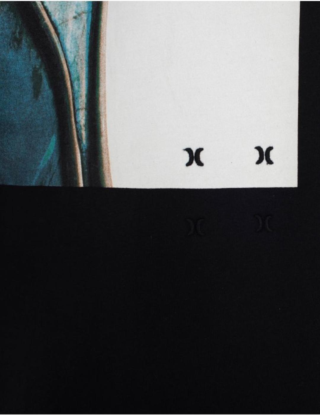 HURLEY CAMISETA NEGRA BCNK8 WASHED