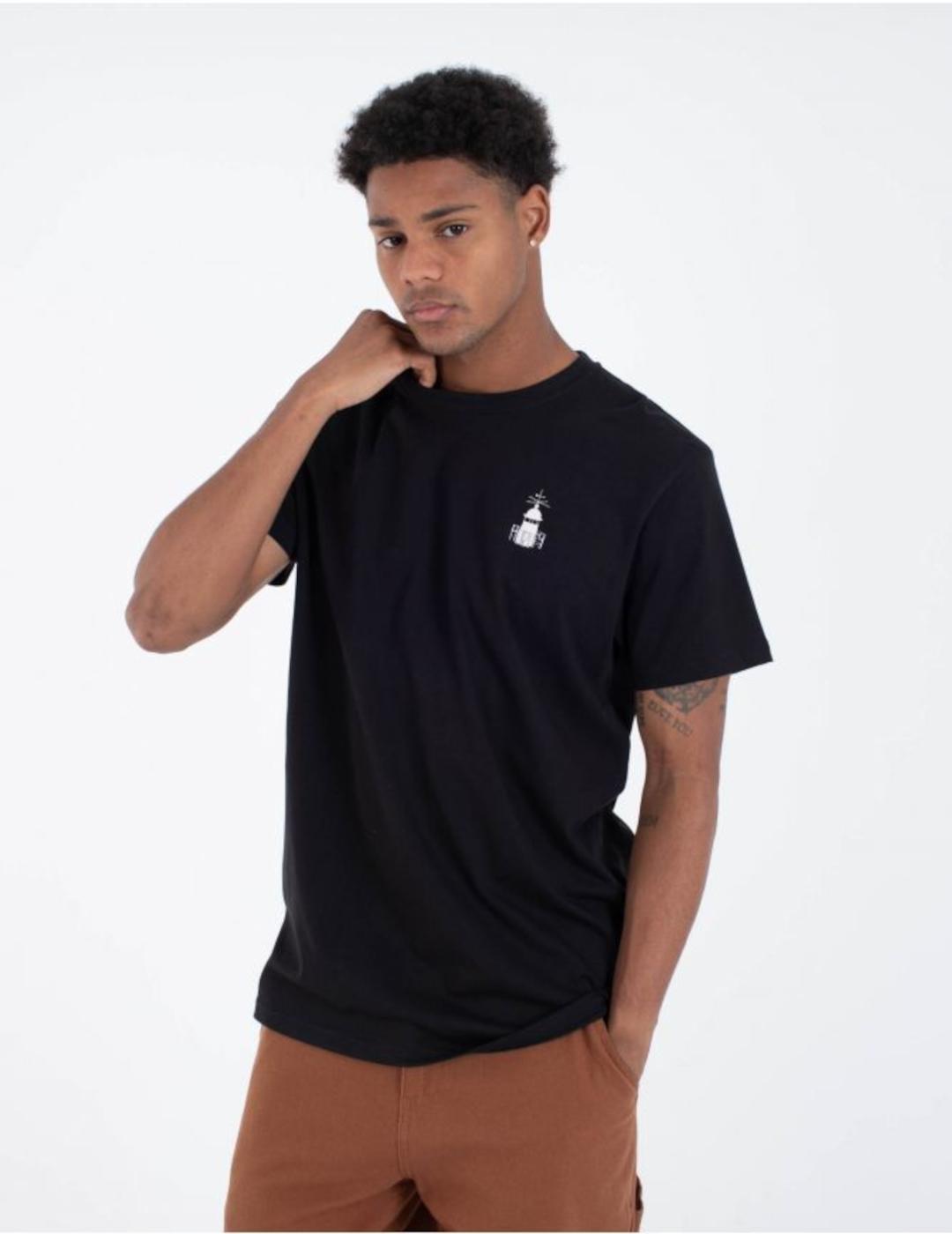 HURLEY CAMISETA NEGRA NAZARE LITHSE