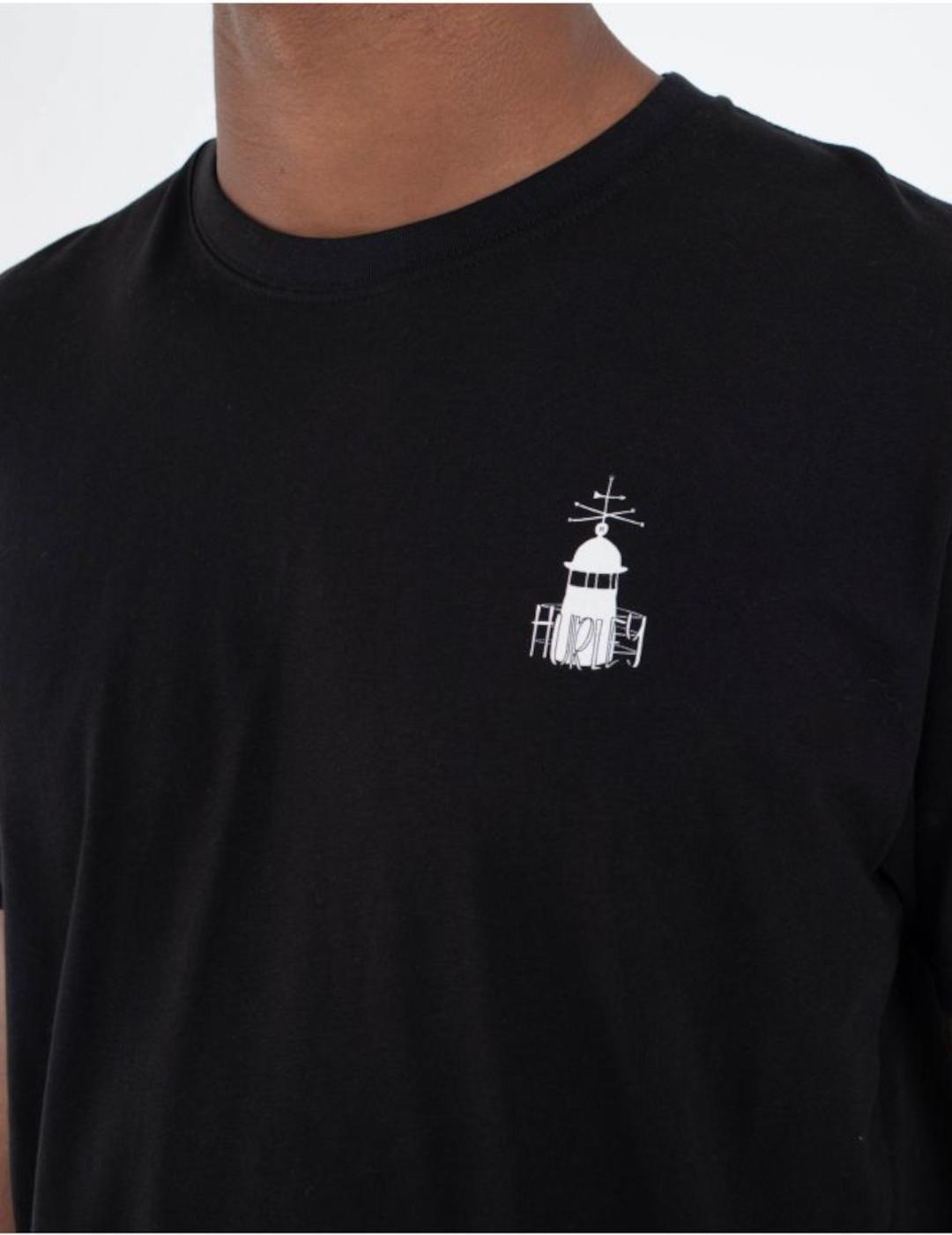 HURLEY CAMISETA NEGRA NAZARE LITHSE