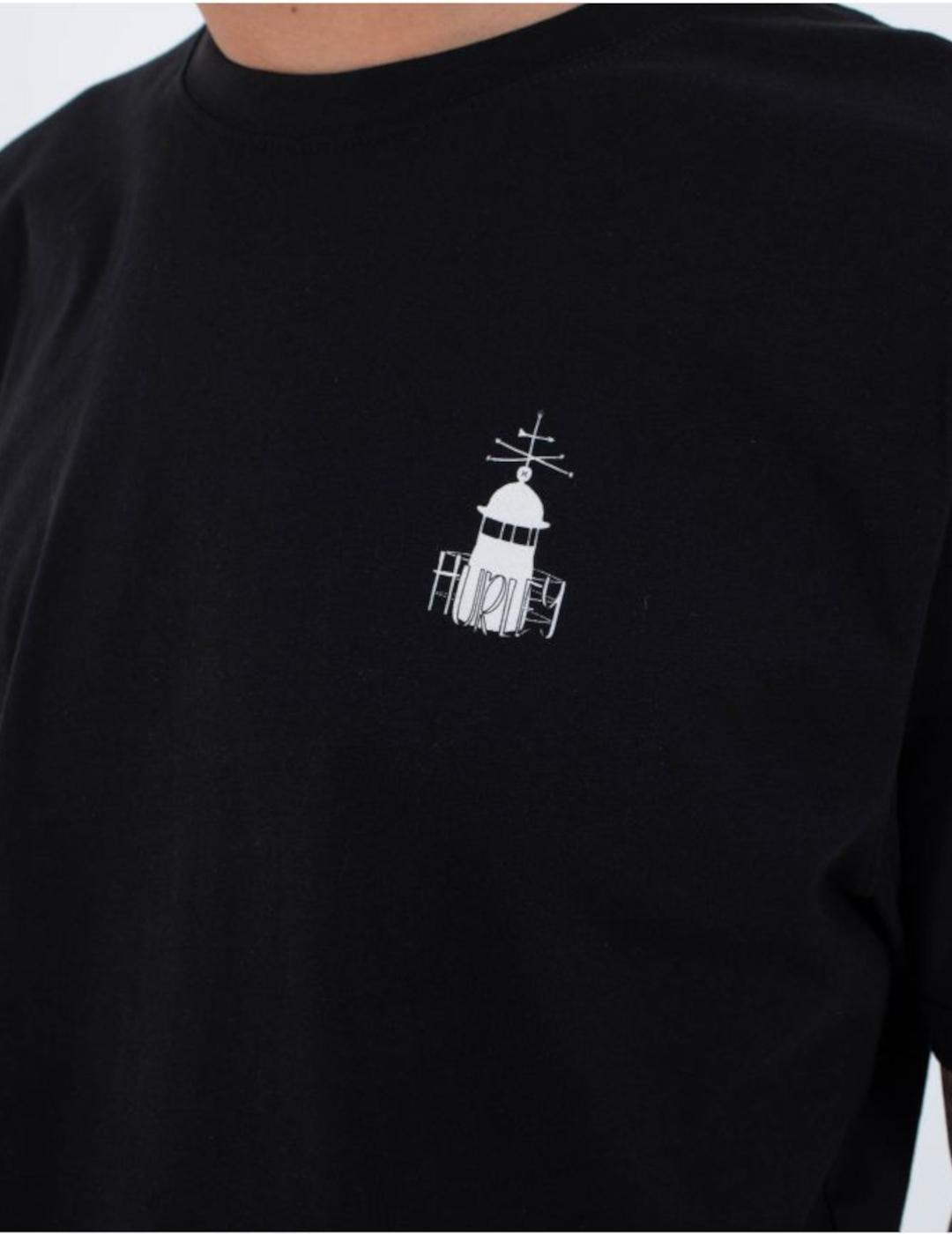 HURLEY CAMISETA NEGRA SQNS NAZARE