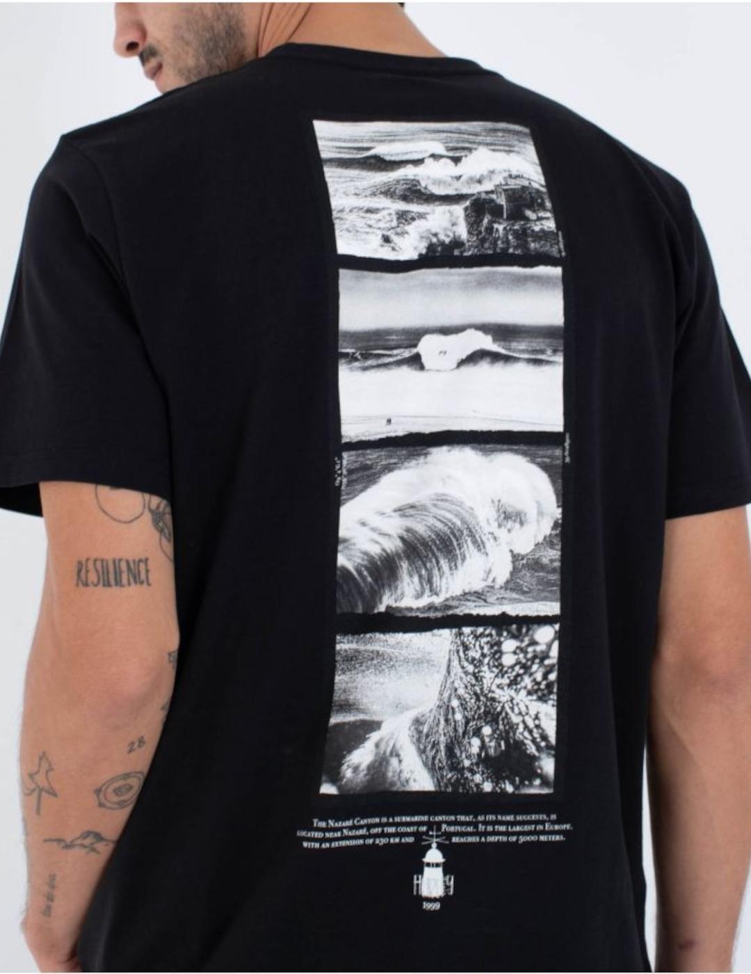 HURLEY CAMISETA NEGRA SQNS NAZARE