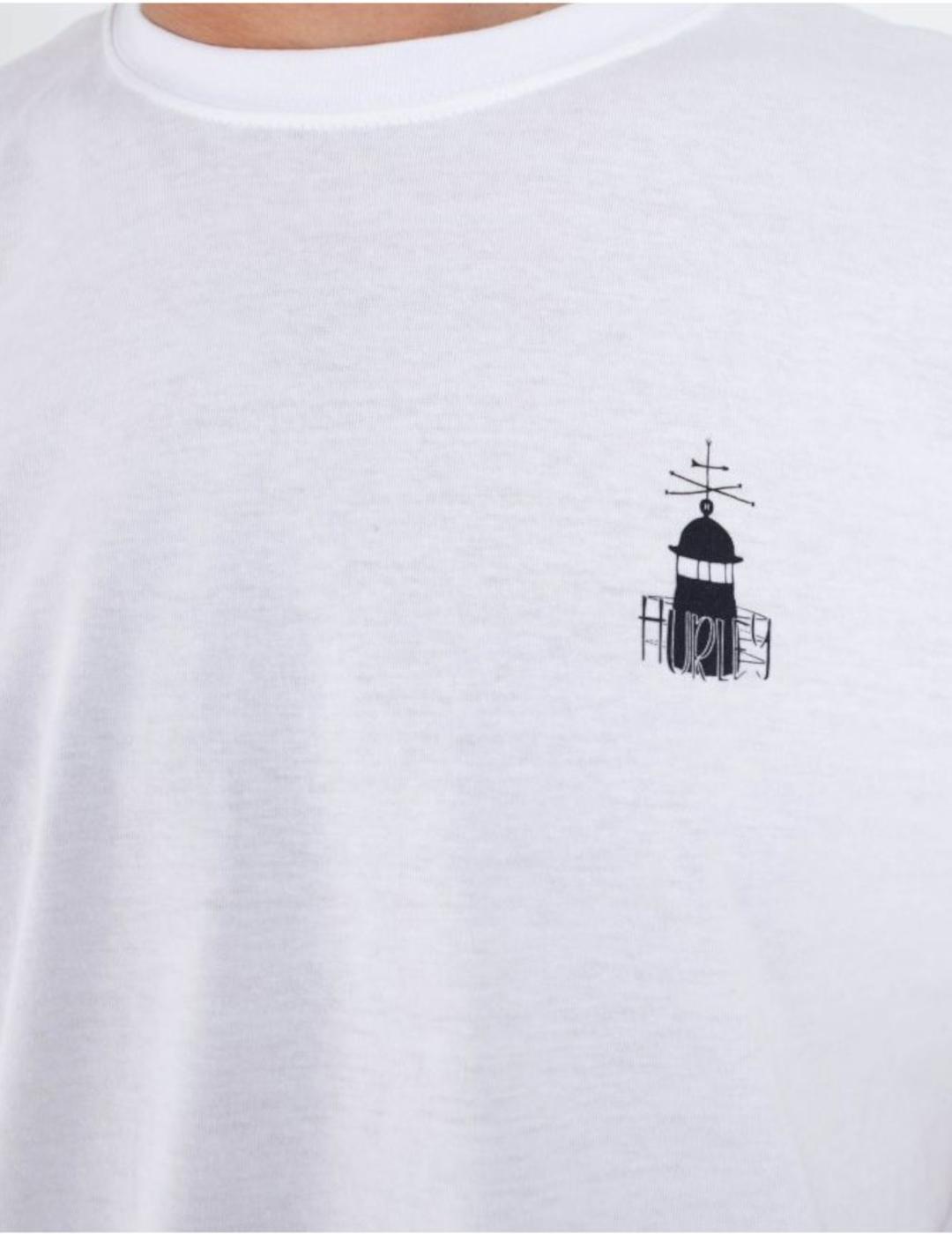 HURLEY CAMISETA BLANCA SQNS NAZARE