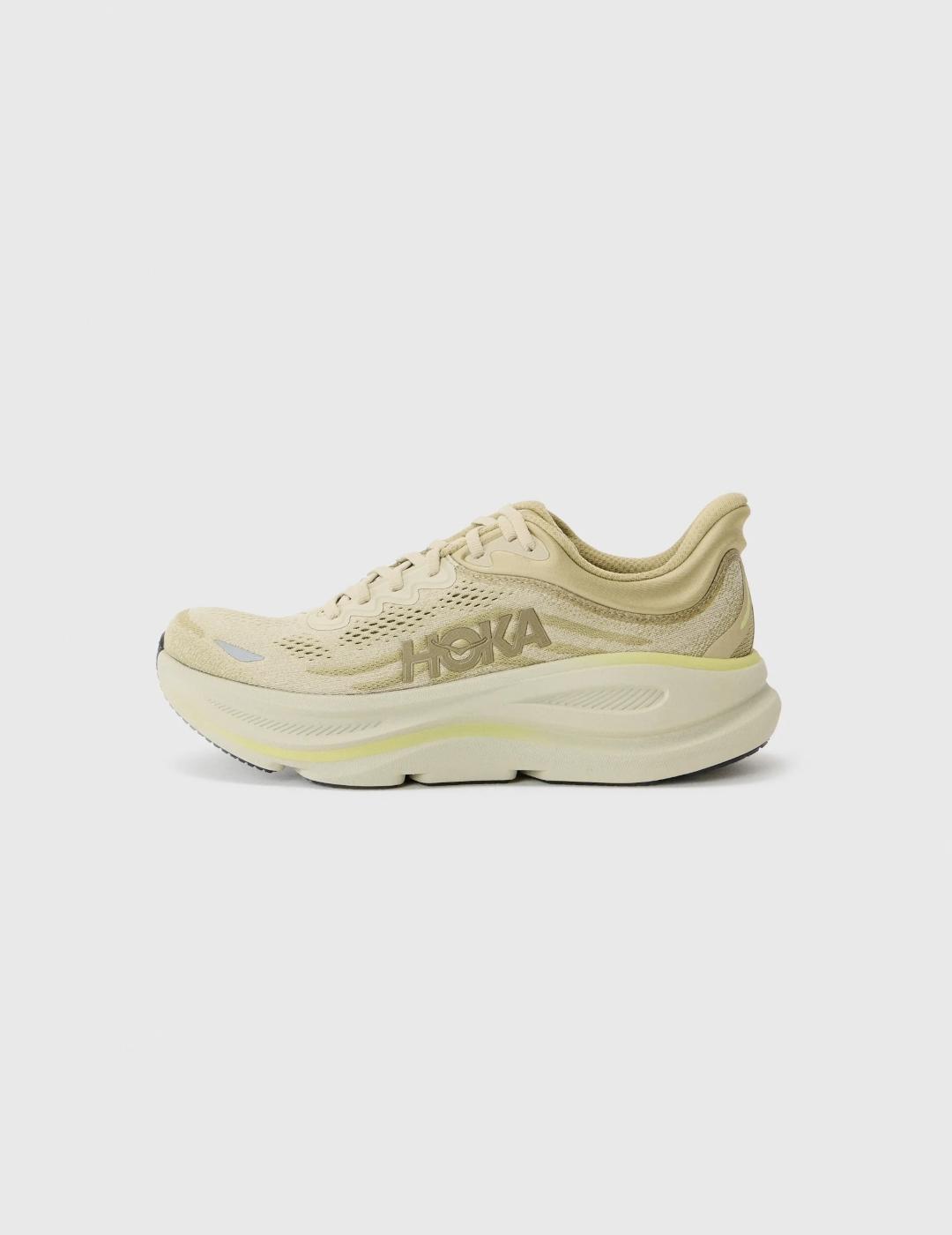 HOKA ZAPATILLA BONDI 9 GRASSLAND OYSTER