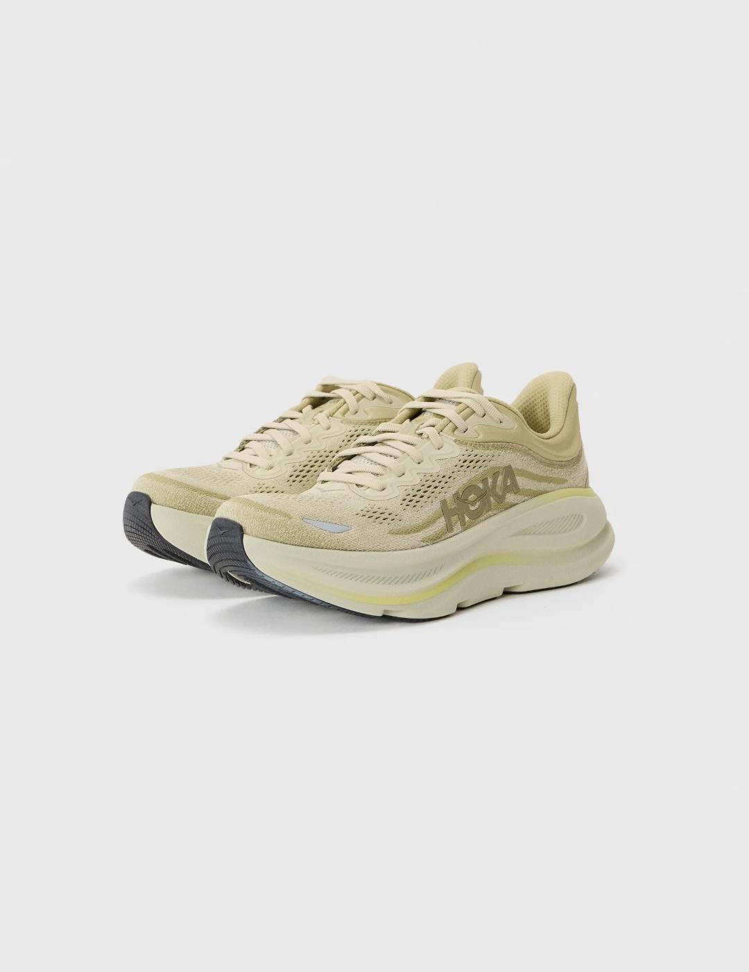 HOKA ZAPATILLA BONDI 9 GRASSLAND OYSTER