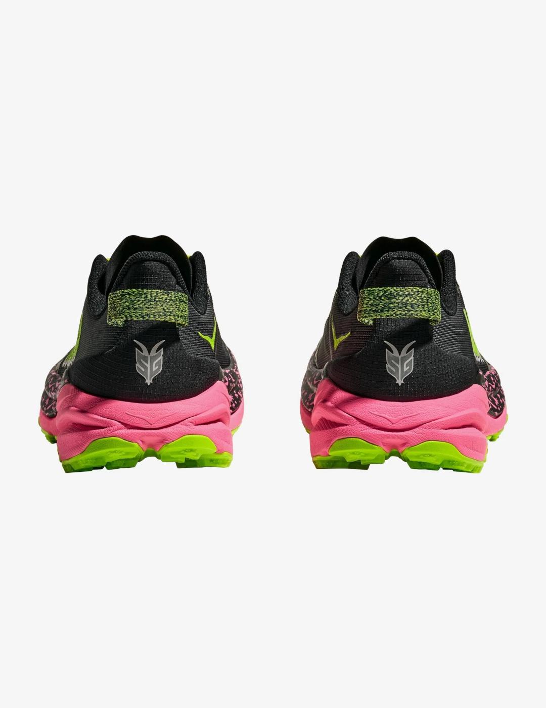 HOKA ZAPATILLA SPEEDGOAT 6 BLACK NEON ROSE