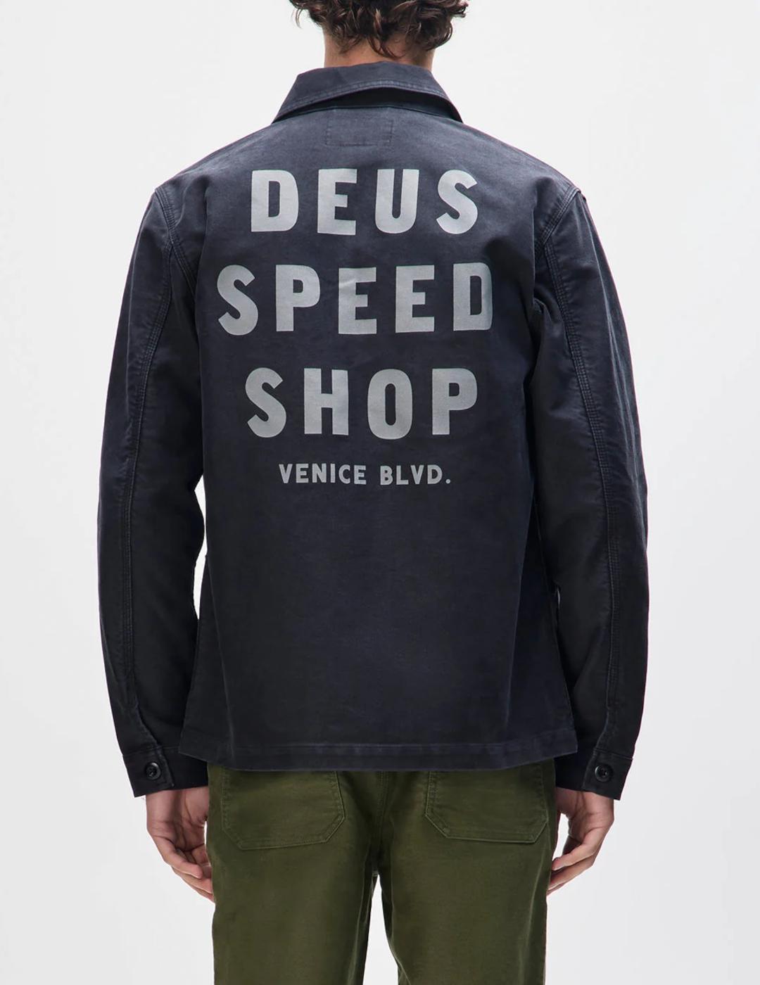 DEUS JACKET SPEEDSHOP BLACK