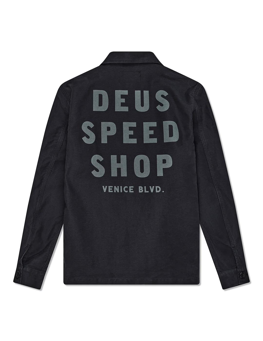 DEUS JACKET SPEEDSHOP BLACK