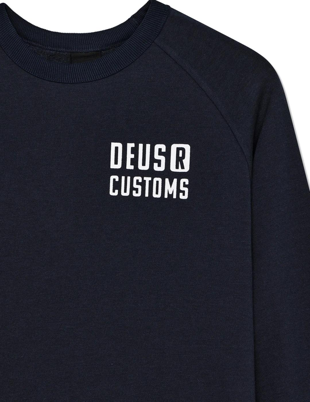 DEUS SUDADERA MARINO FLECKS