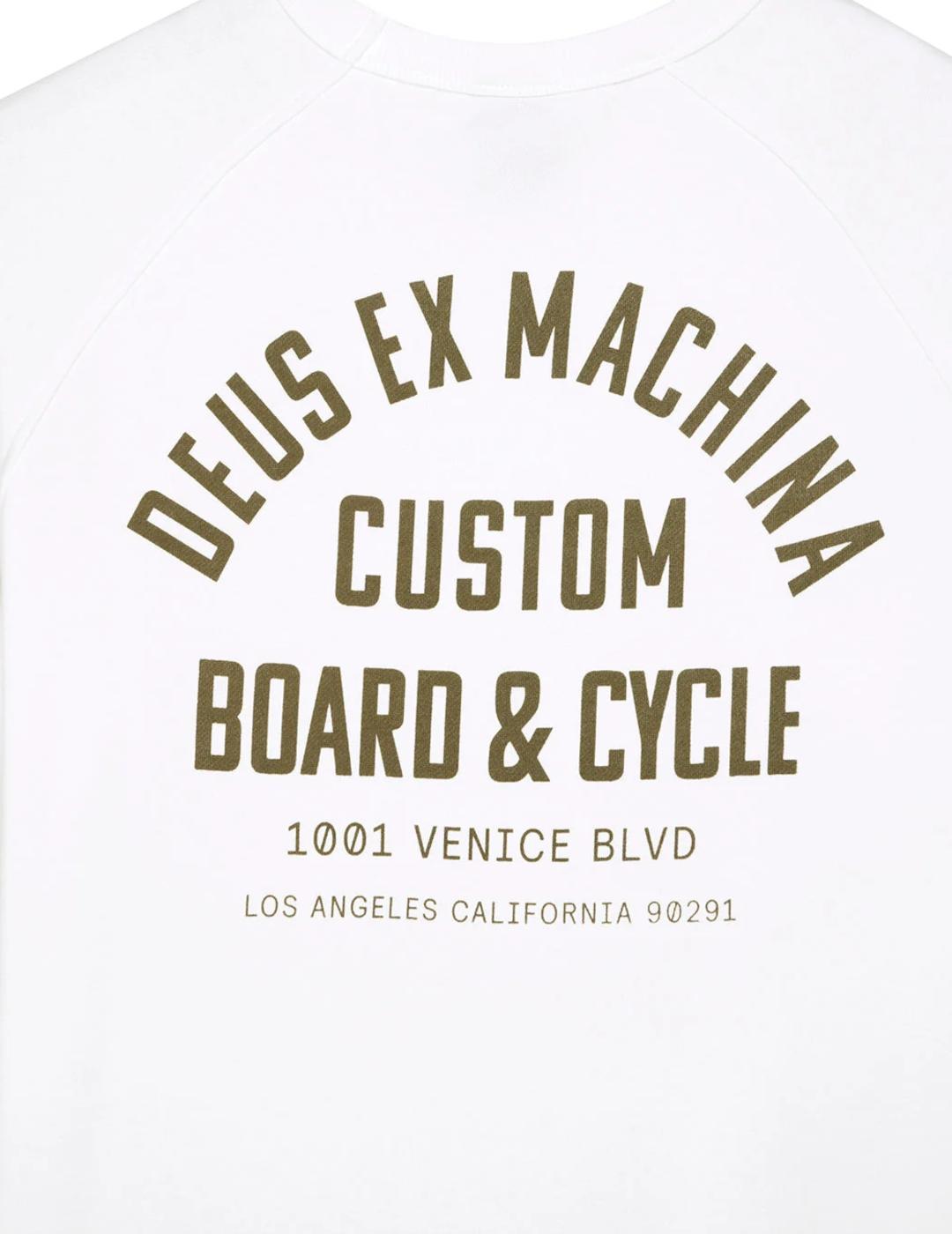 DEUS SUDADERA BLANCA FLECKS