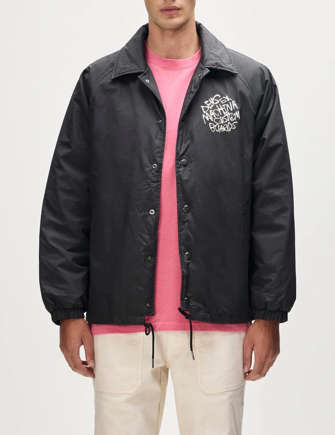 DEUS CAZADORA NEGRA SCRAWLER COACH