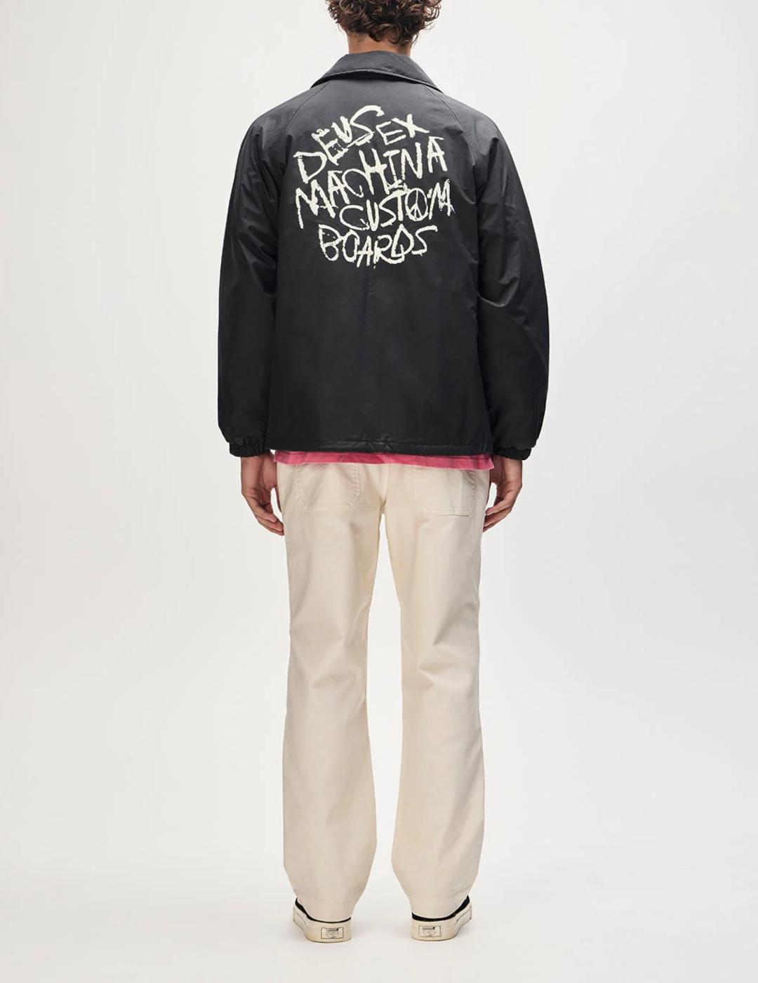 DEUS CAZADORA NEGRA SCRAWLER COACH