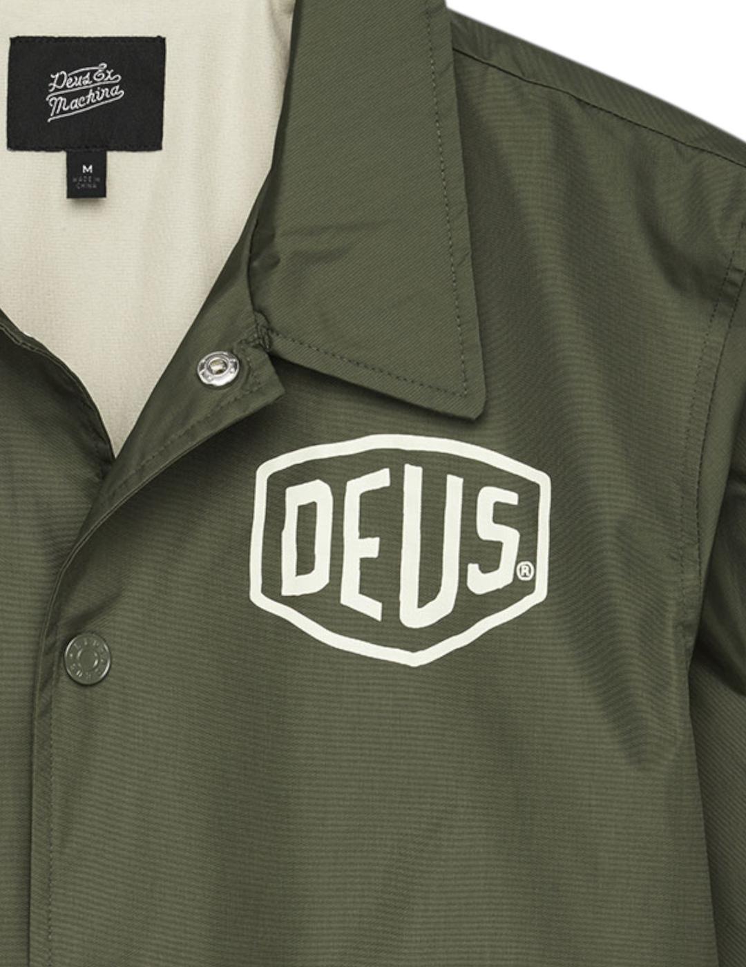 DEUS CHAQUETA VERDE HARAJUKU COACH