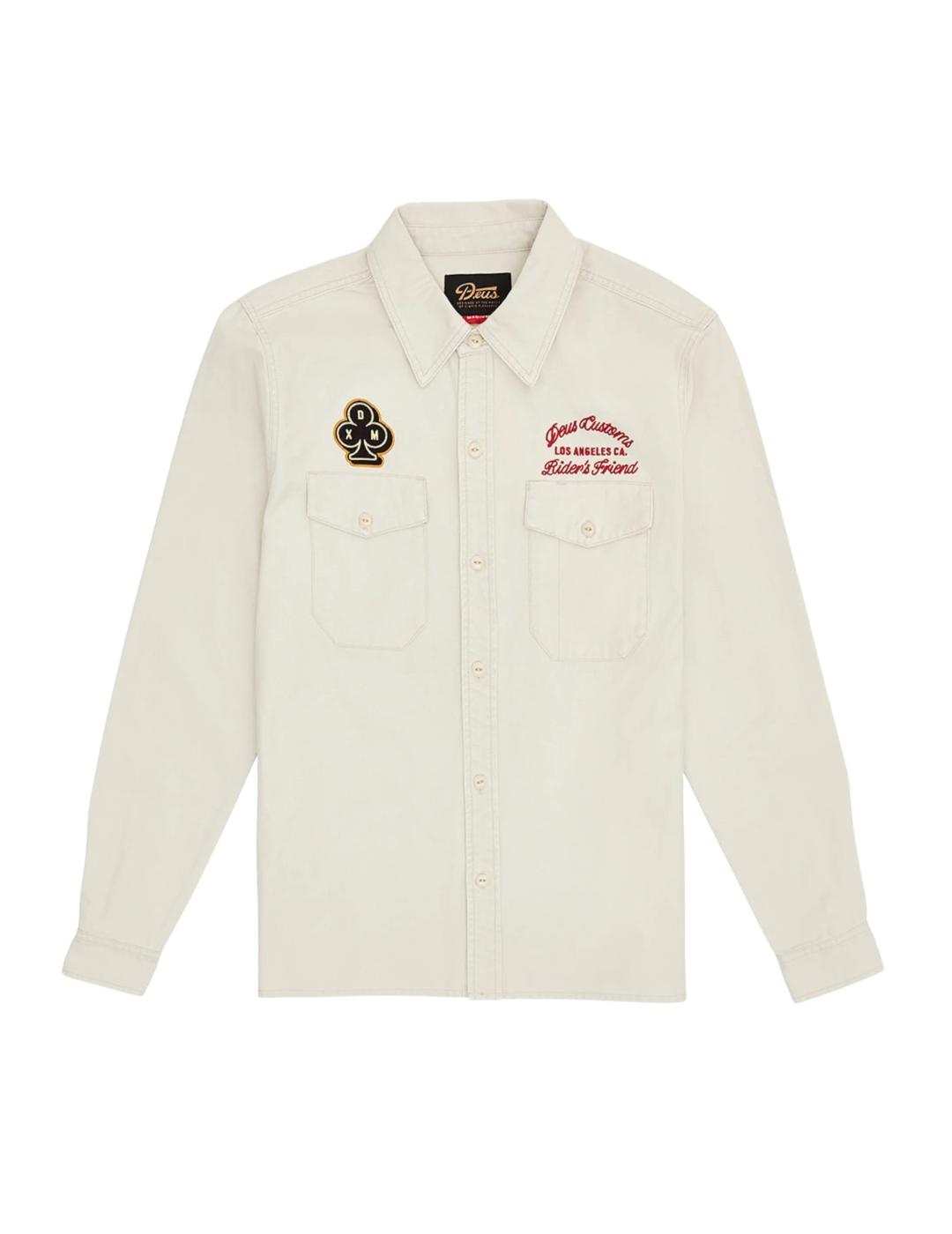 DEUS SOBRECAMISA BLANCA PICKLOCK