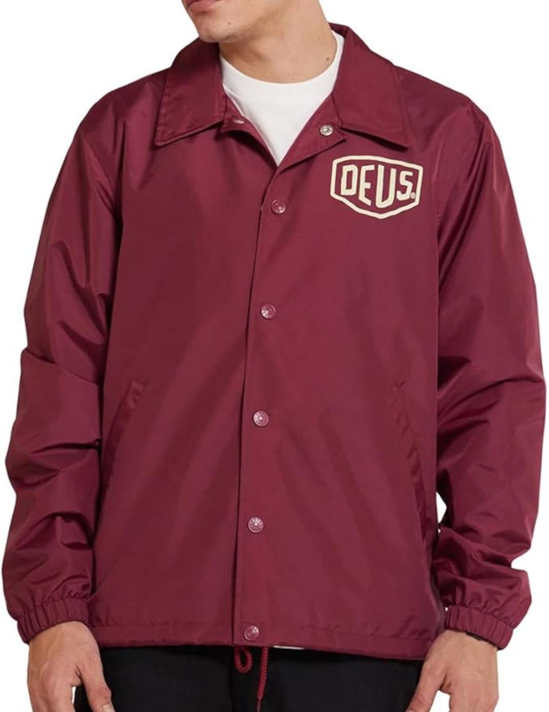 DEUS CHAQUETA ROJA VENICE COACH