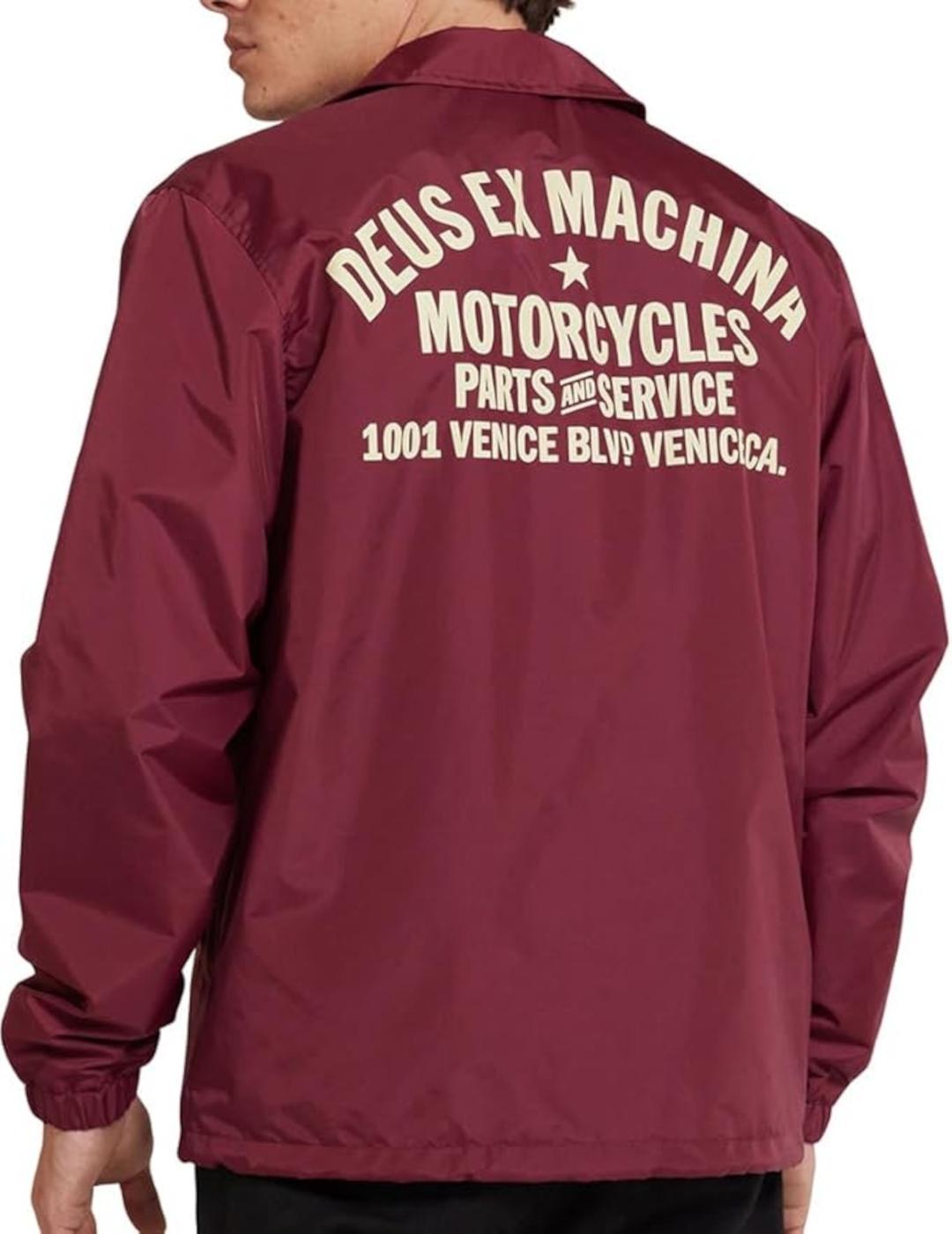 DEUS CHAQUETA ROJA VENICE COACH