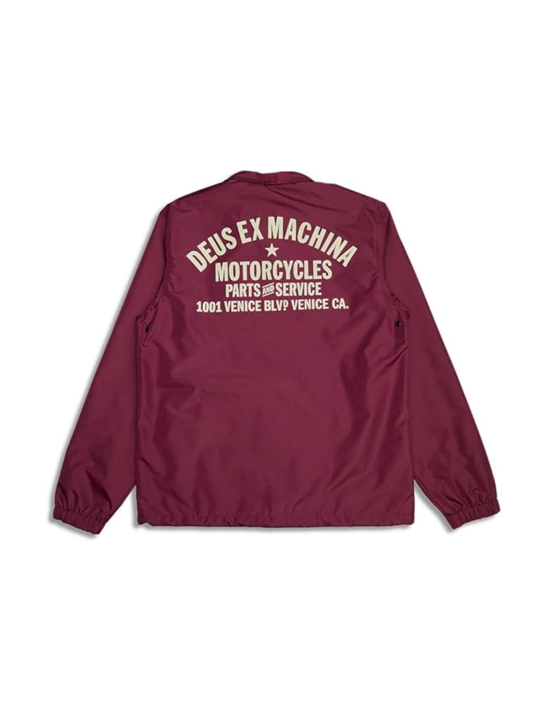 DEUS CHAQUETA ROJA VENICE COACH