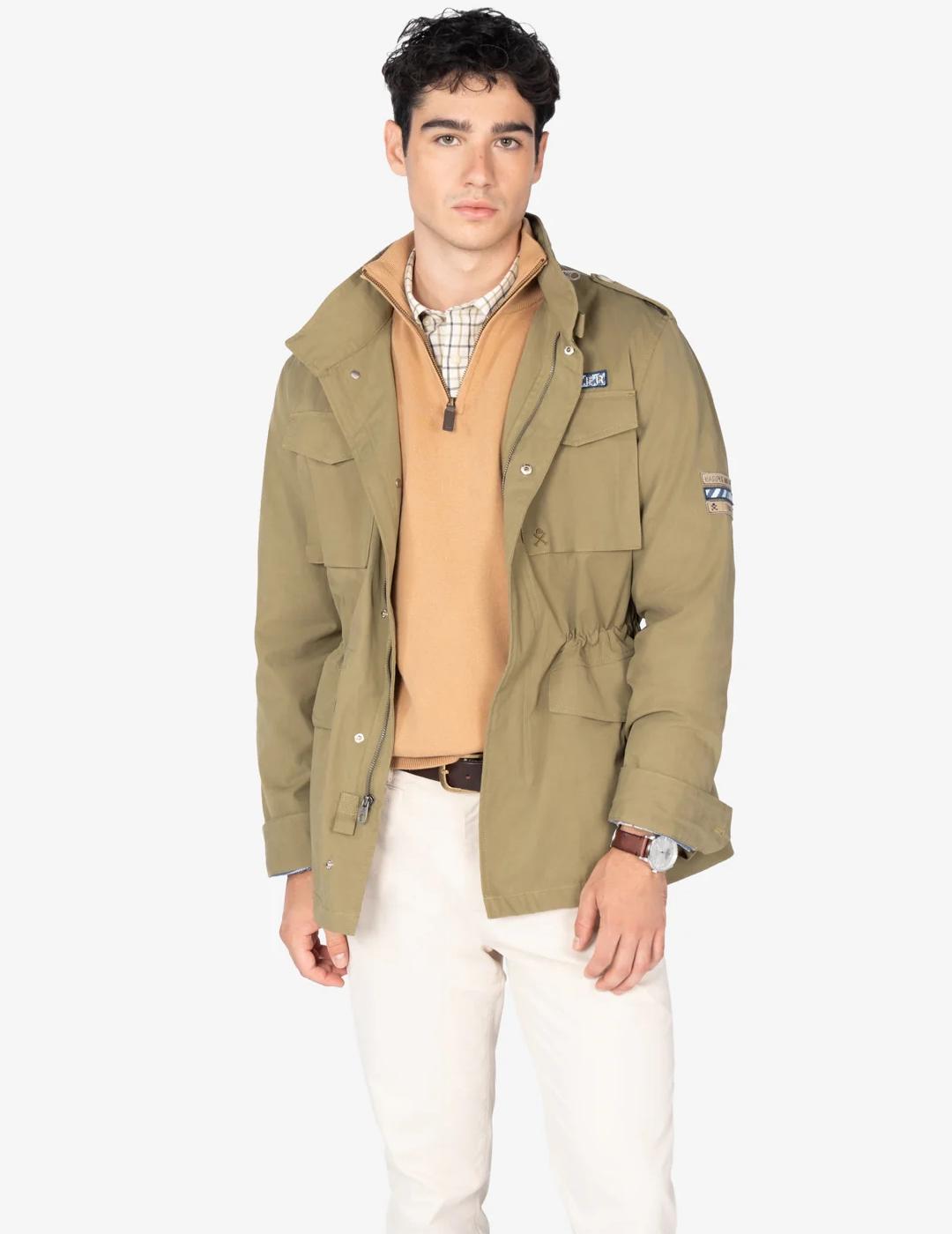 HARPER CHAQUETA MILITAR MOSS GREEN