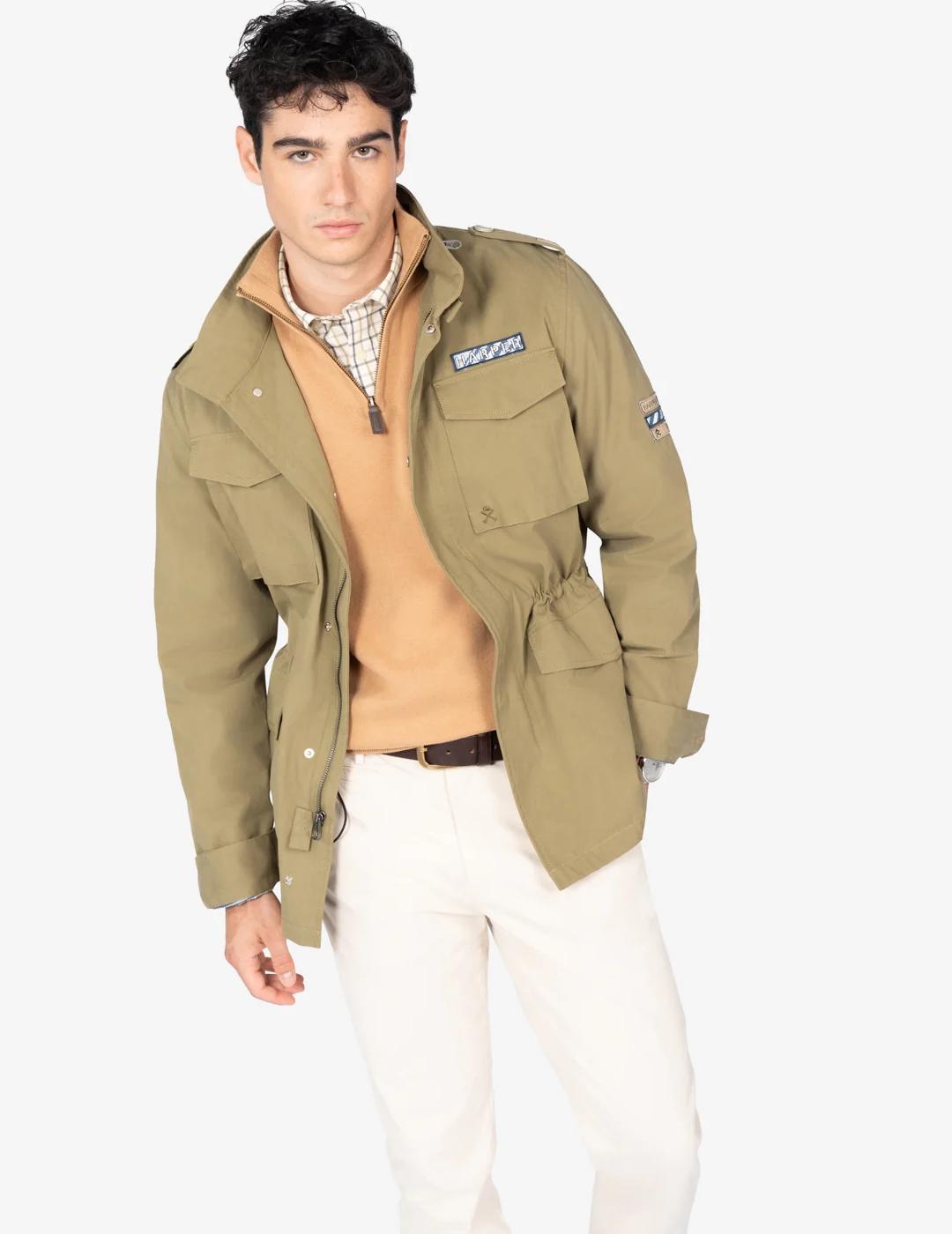 HARPER CHAQUETA MILITAR MOSS GREEN