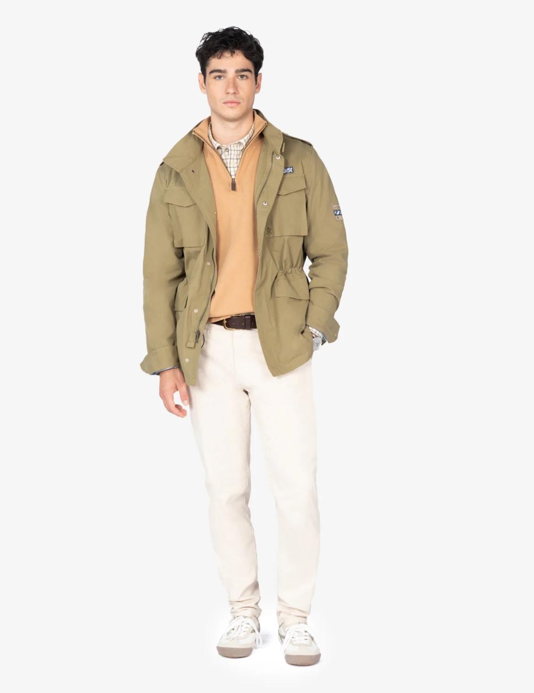 HARPER CHAQUETA MILITAR MOSS GREEN