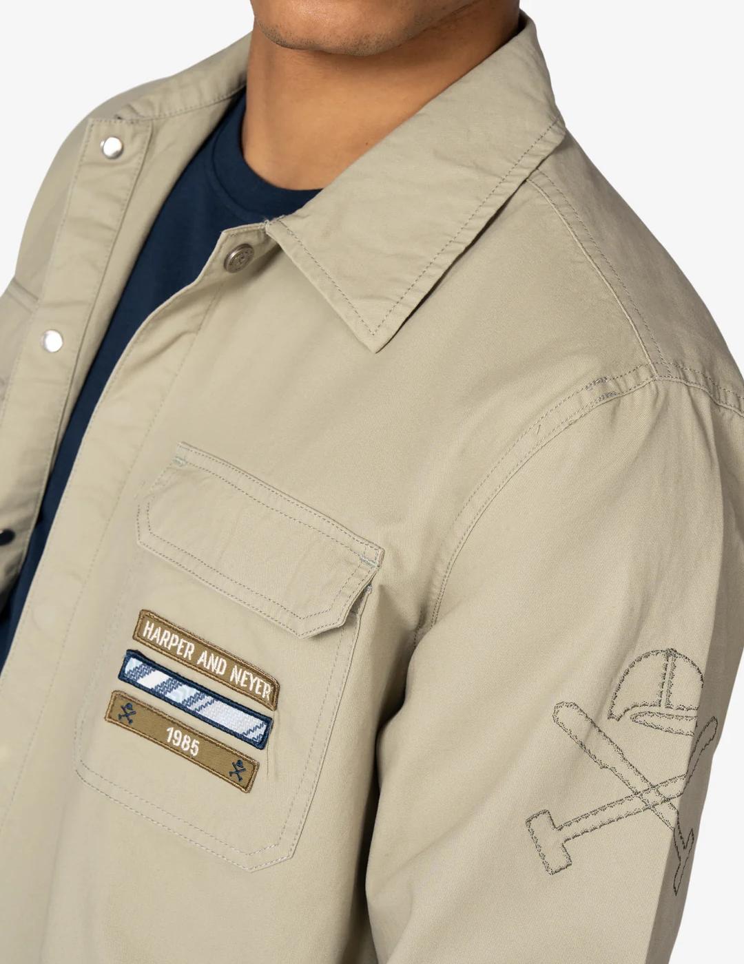 HARPER SOBRECAMISA MILITARY VERDE