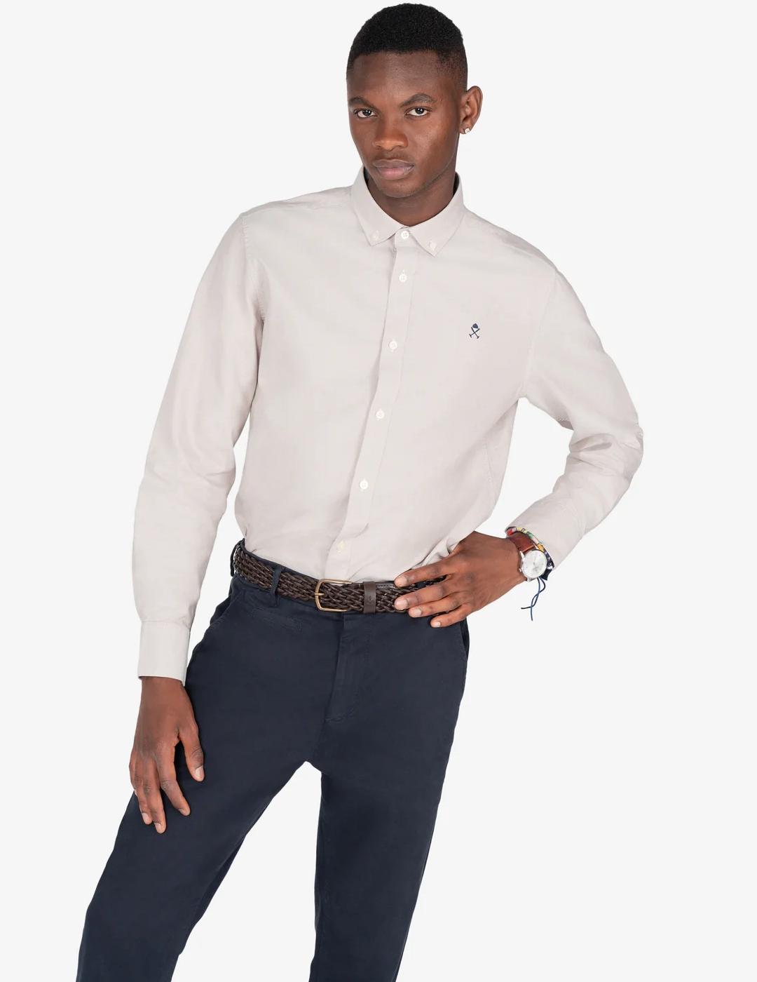 HARPER CAMISA TAUPE ICON COLORS