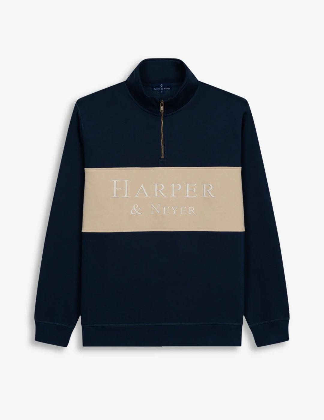 HARPER SUDADERA ZIP MARINO MARYLAND