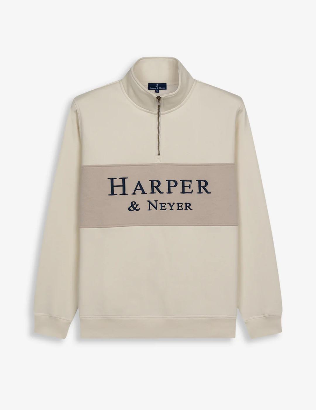 HARPER SUDADERA ZIP RAW MARYLAND