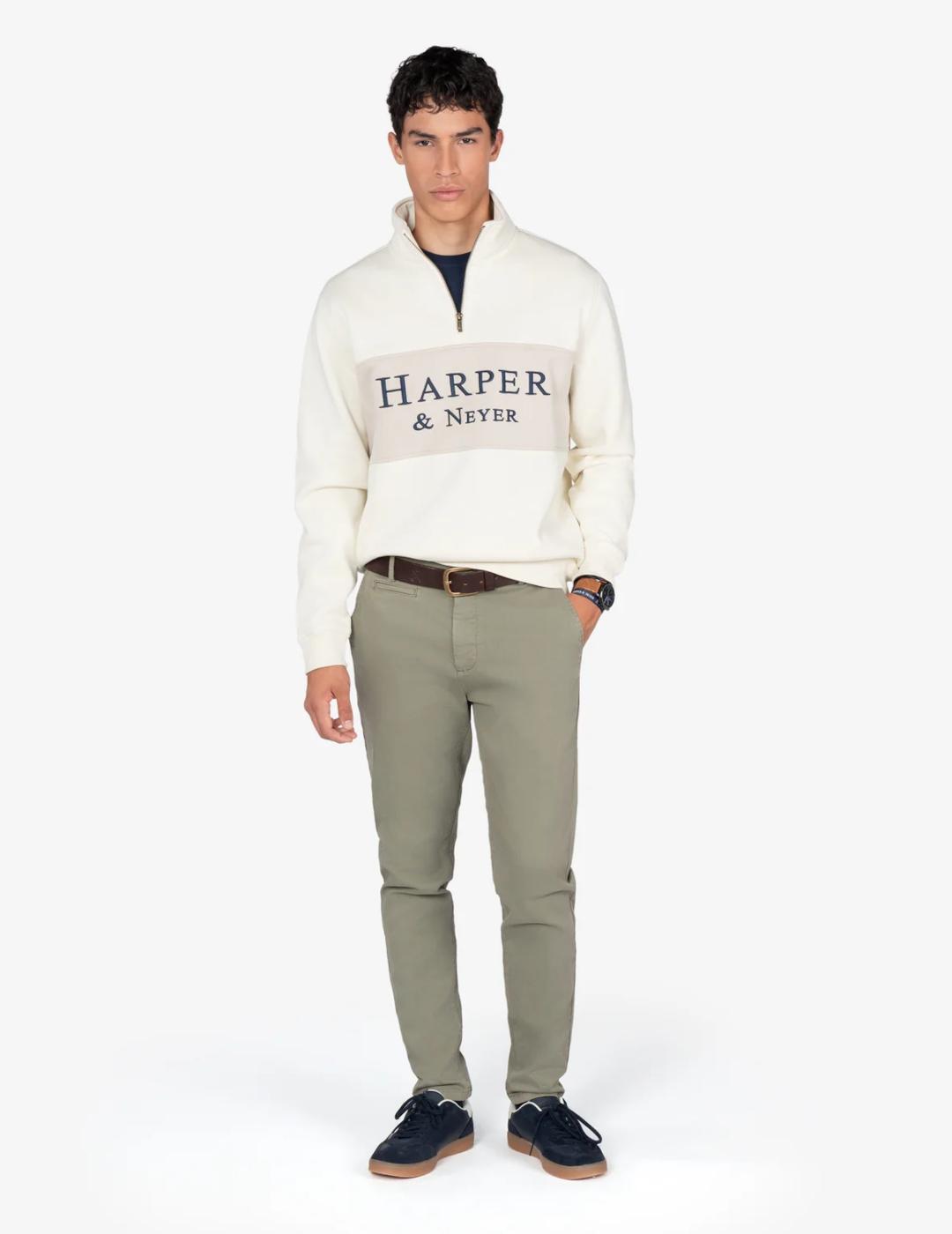 HARPER SUDADERA ZIP RAW MARYLAND