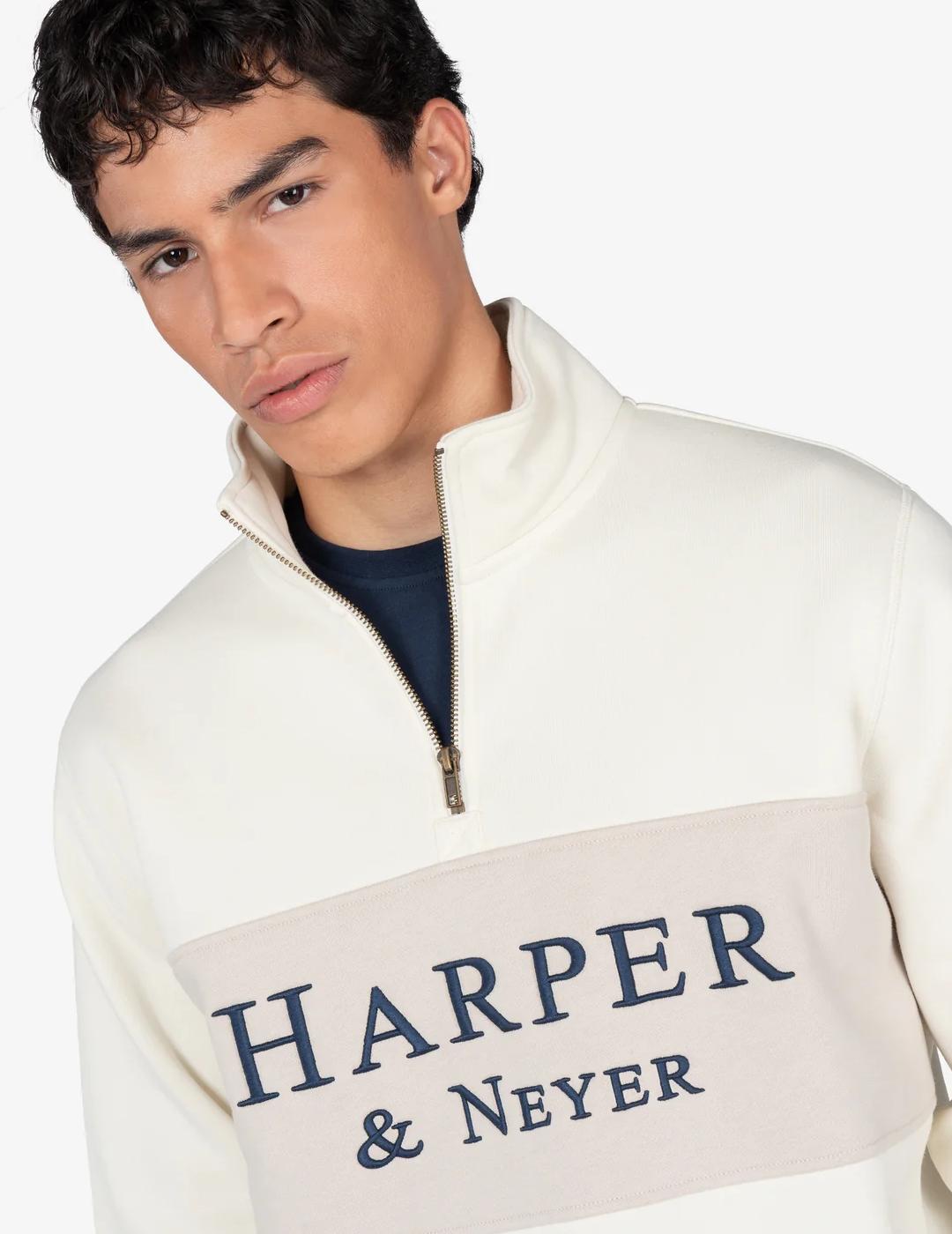 HARPER SUDADERA ZIP RAW MARYLAND