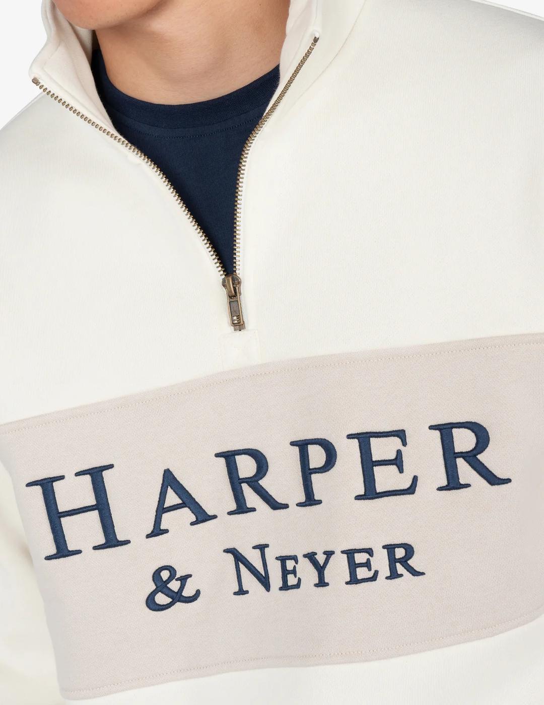 HARPER SUDADERA ZIP RAW MARYLAND