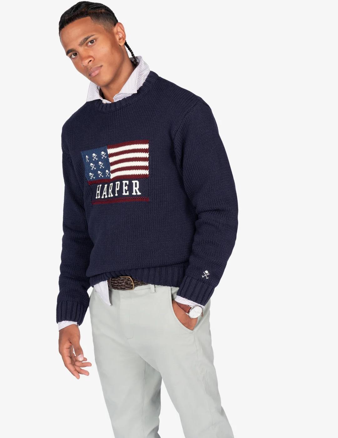 HARPER JERSEY USA MARINO