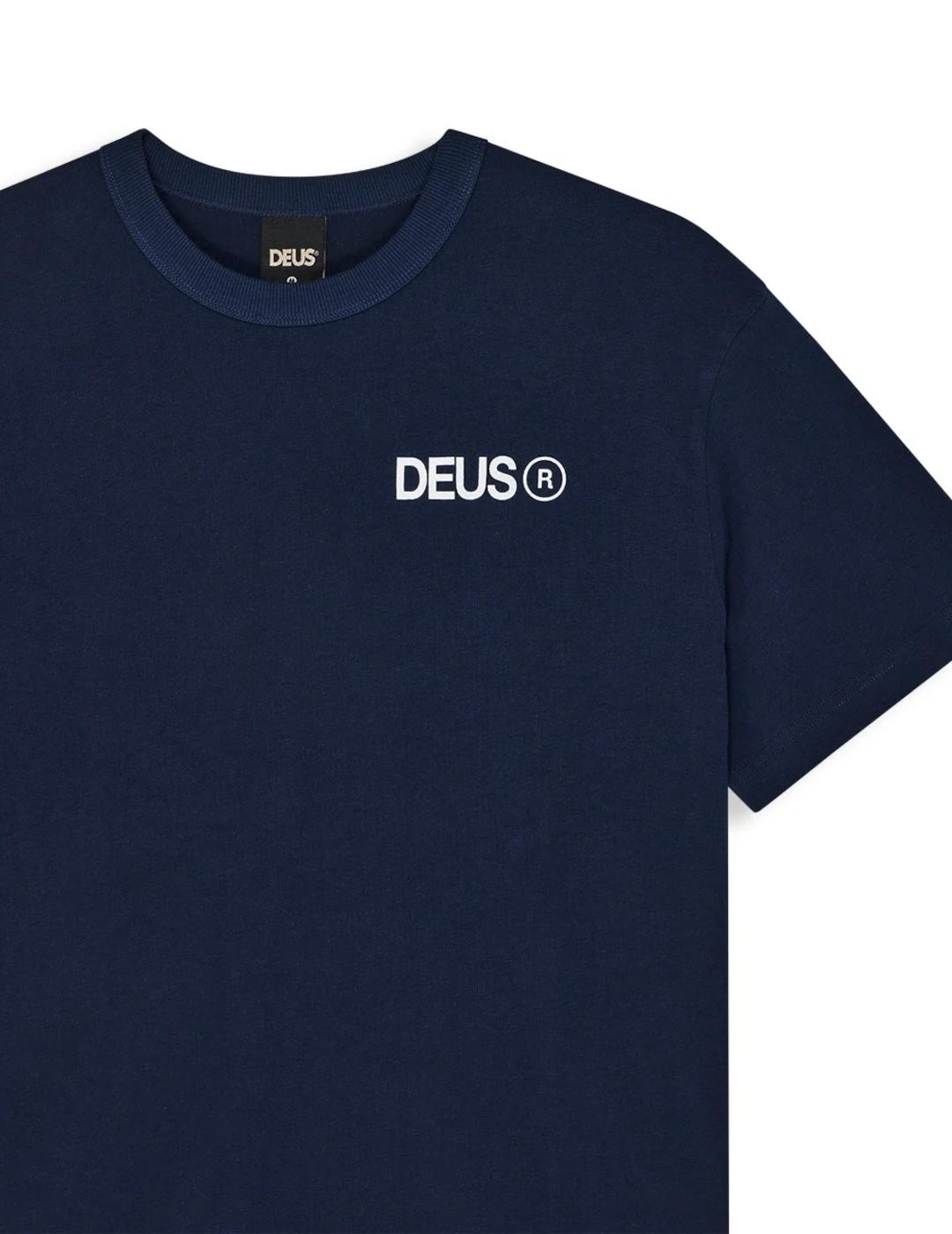 DEUS CAMISETA NAVY BEAMS