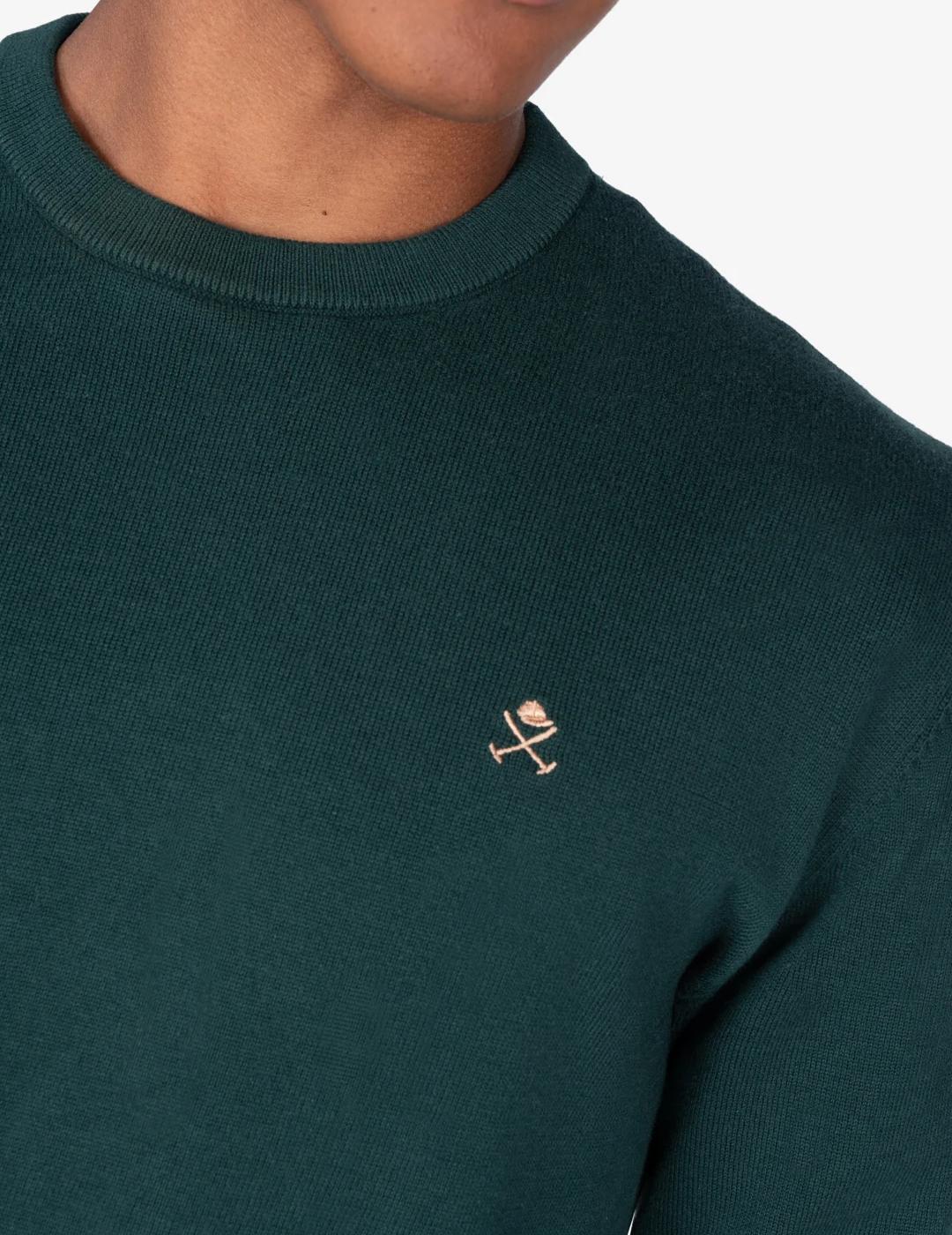 HARPER JERSEY VERDE CUELLO REDONDO