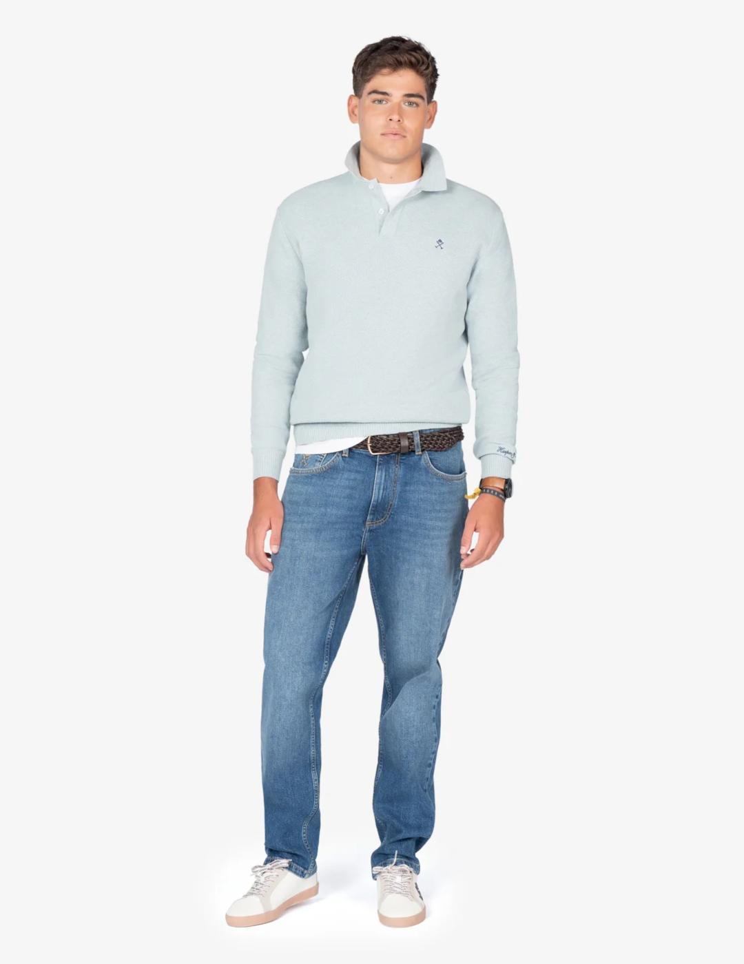 HARPER JERSEY DURHAM GRIS PERLA