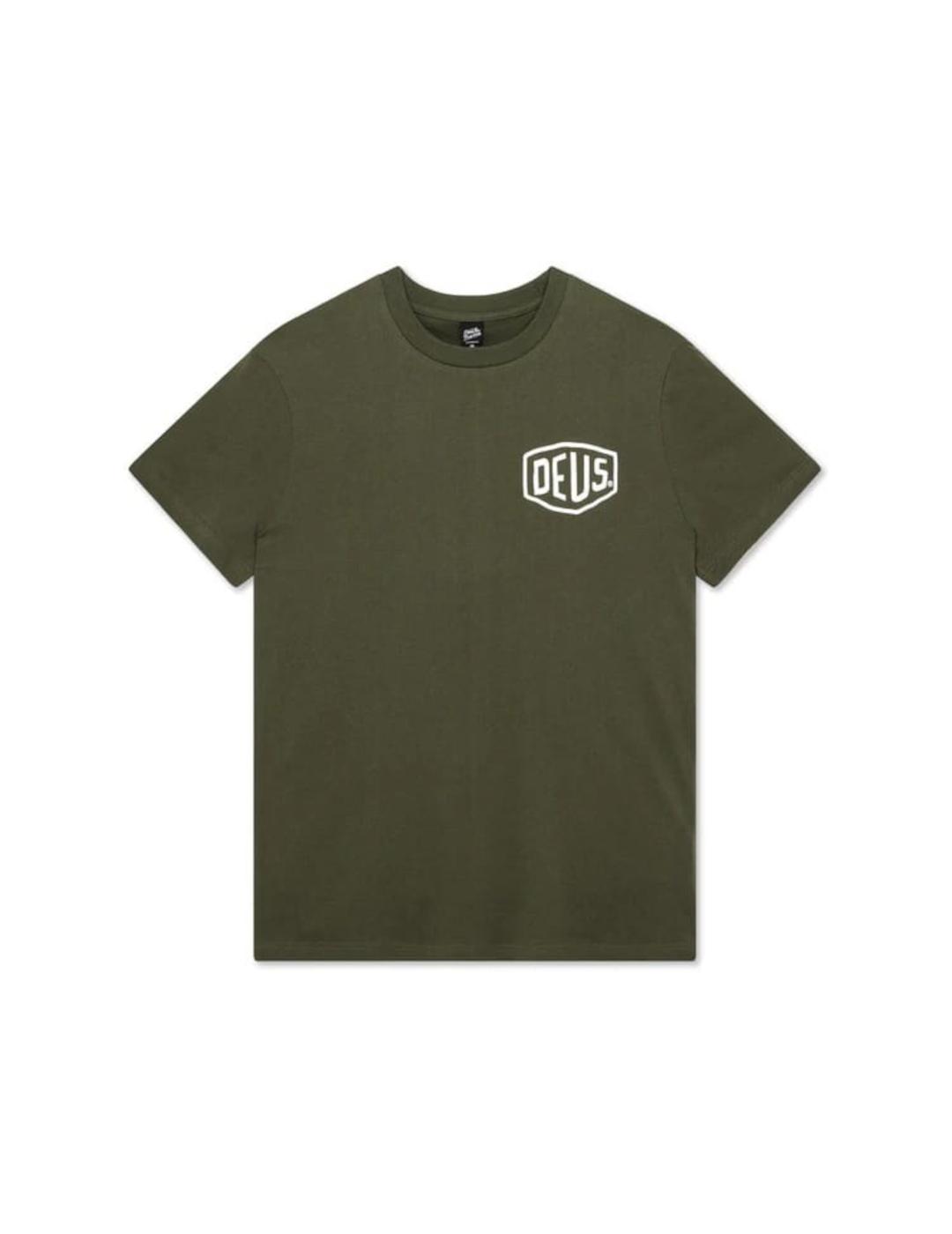 DEUS CAMISETA VERDE BIARRITZ ADDRESS