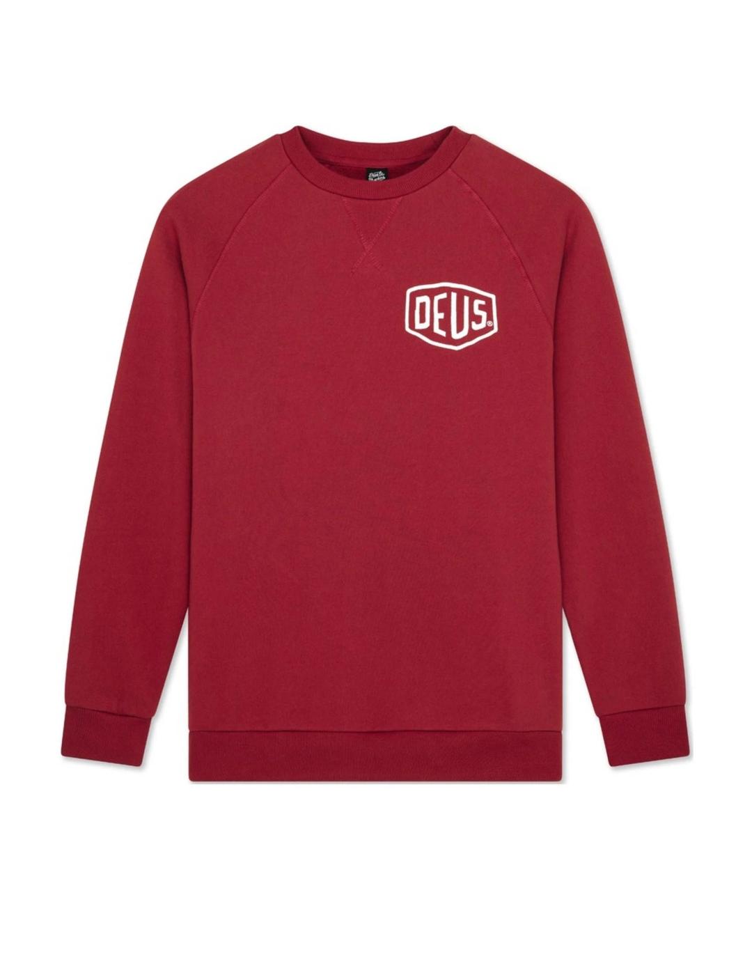 DEUS SUDADERA ROJA HARAJUKU ADDRESS