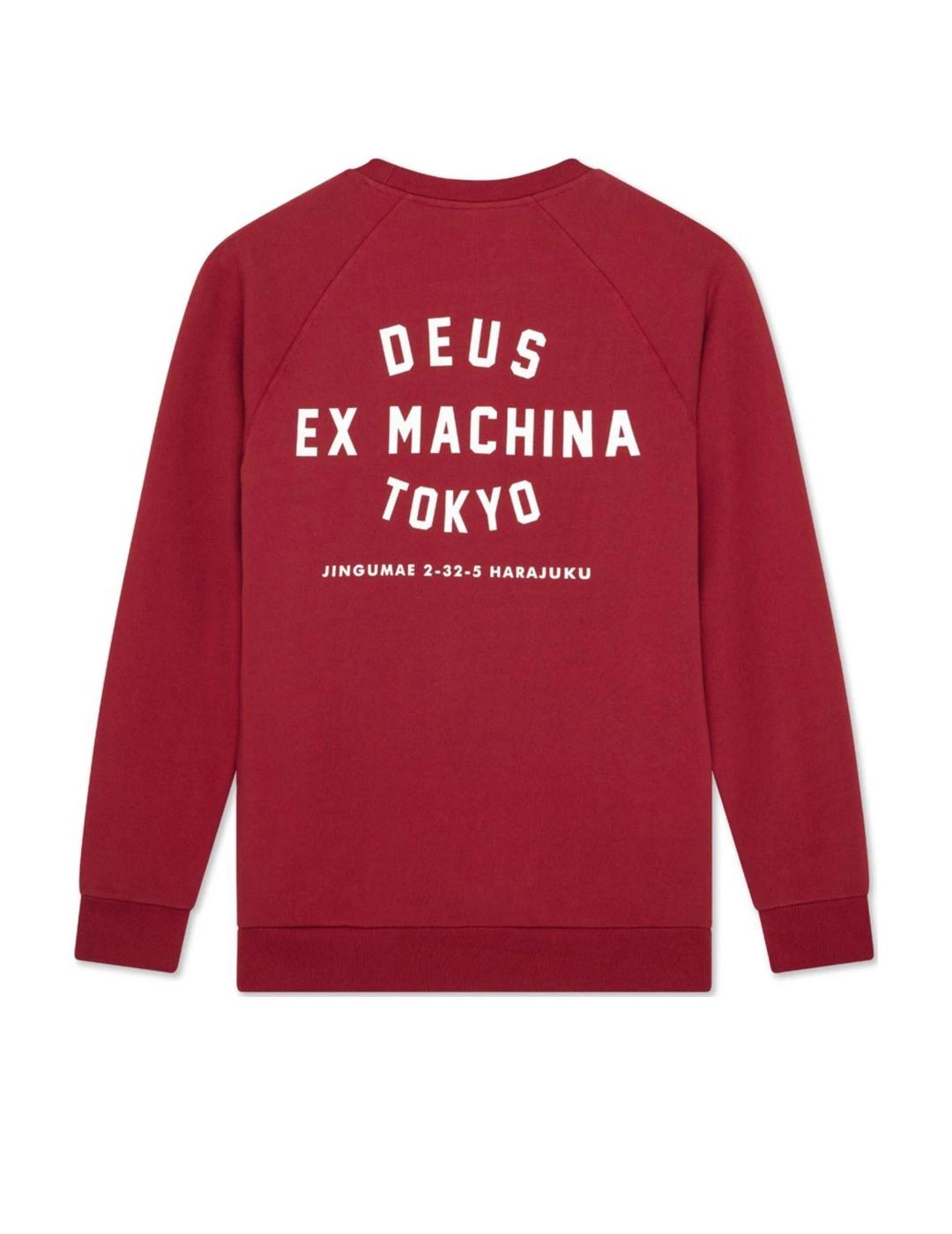 DEUS SUDADERA ROJA HARAJUKU ADDRESS