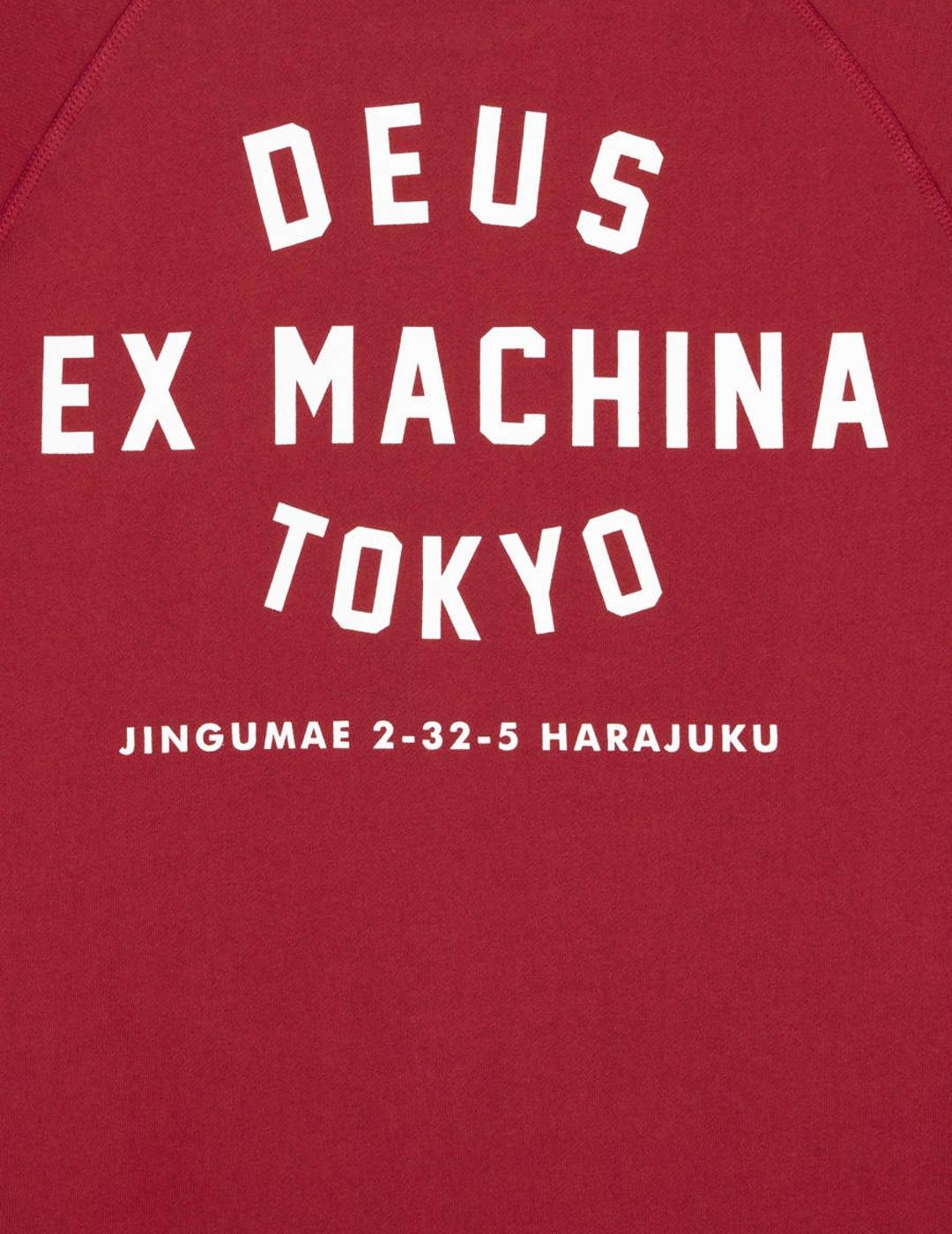 DEUS SUDADERA ROJA HARAJUKU ADDRESS