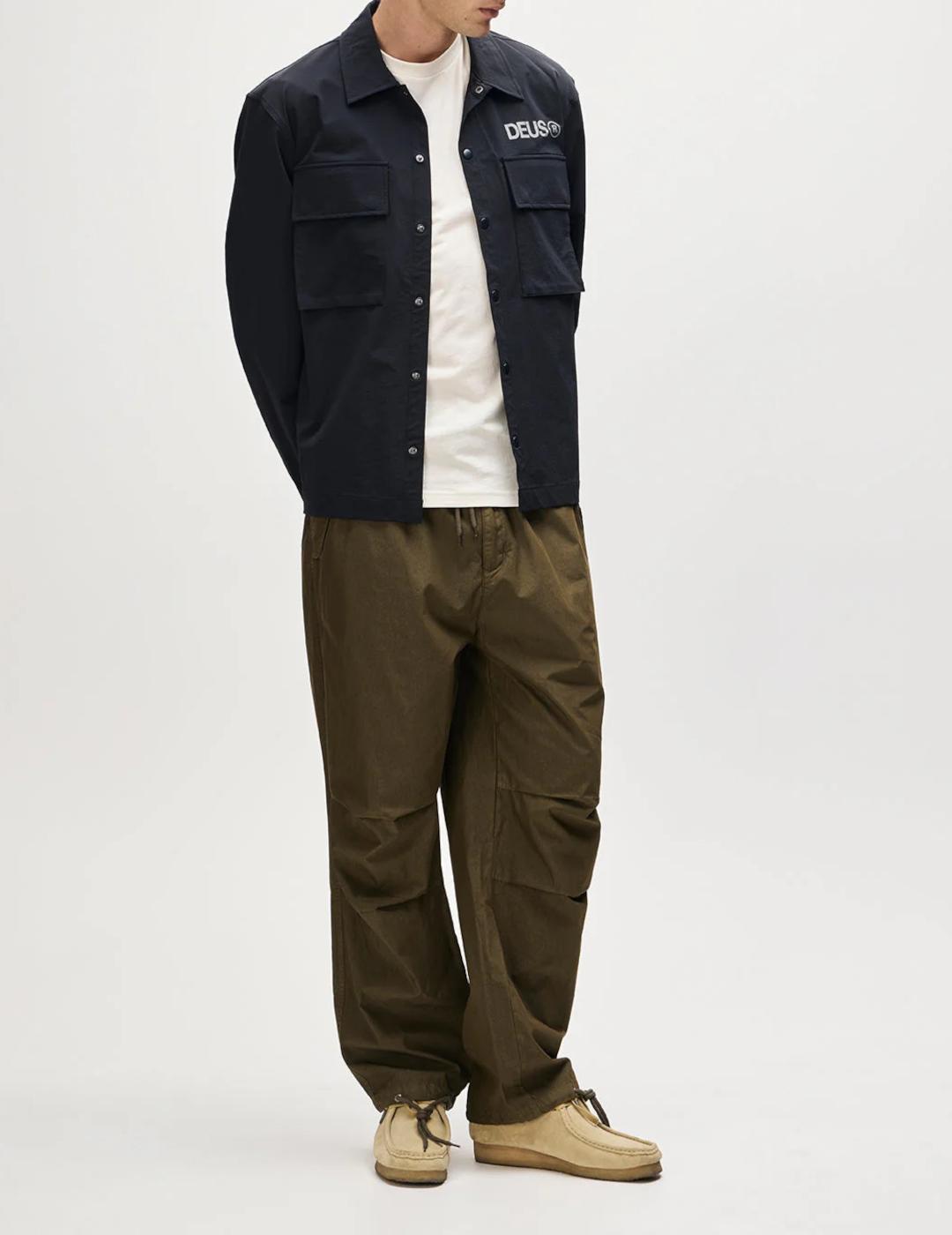 DEUS CHAQUETA NEGRA FAULDS FATIGUE