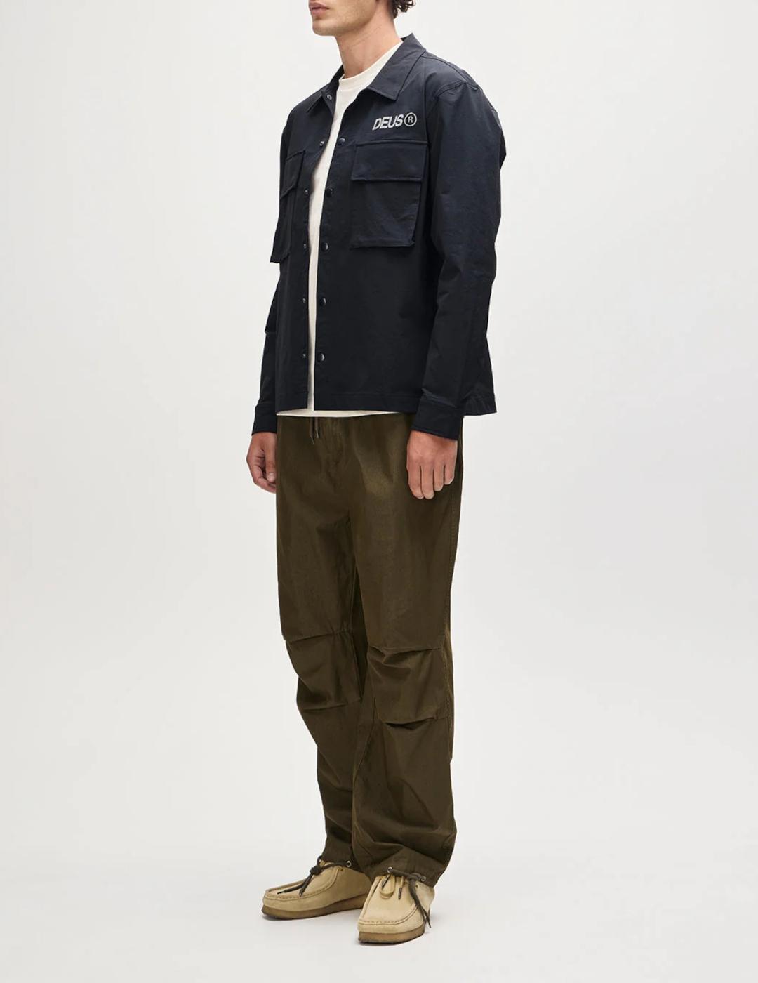 DEUS CHAQUETA NEGRA FAULDS FATIGUE