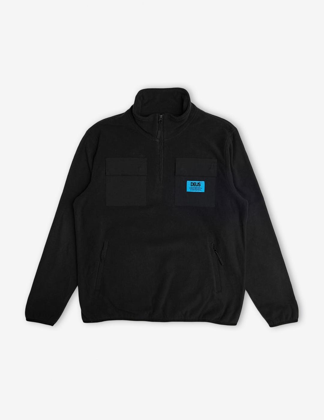 DEUS POLAR NEGRO 1/4 ZIP SECTION