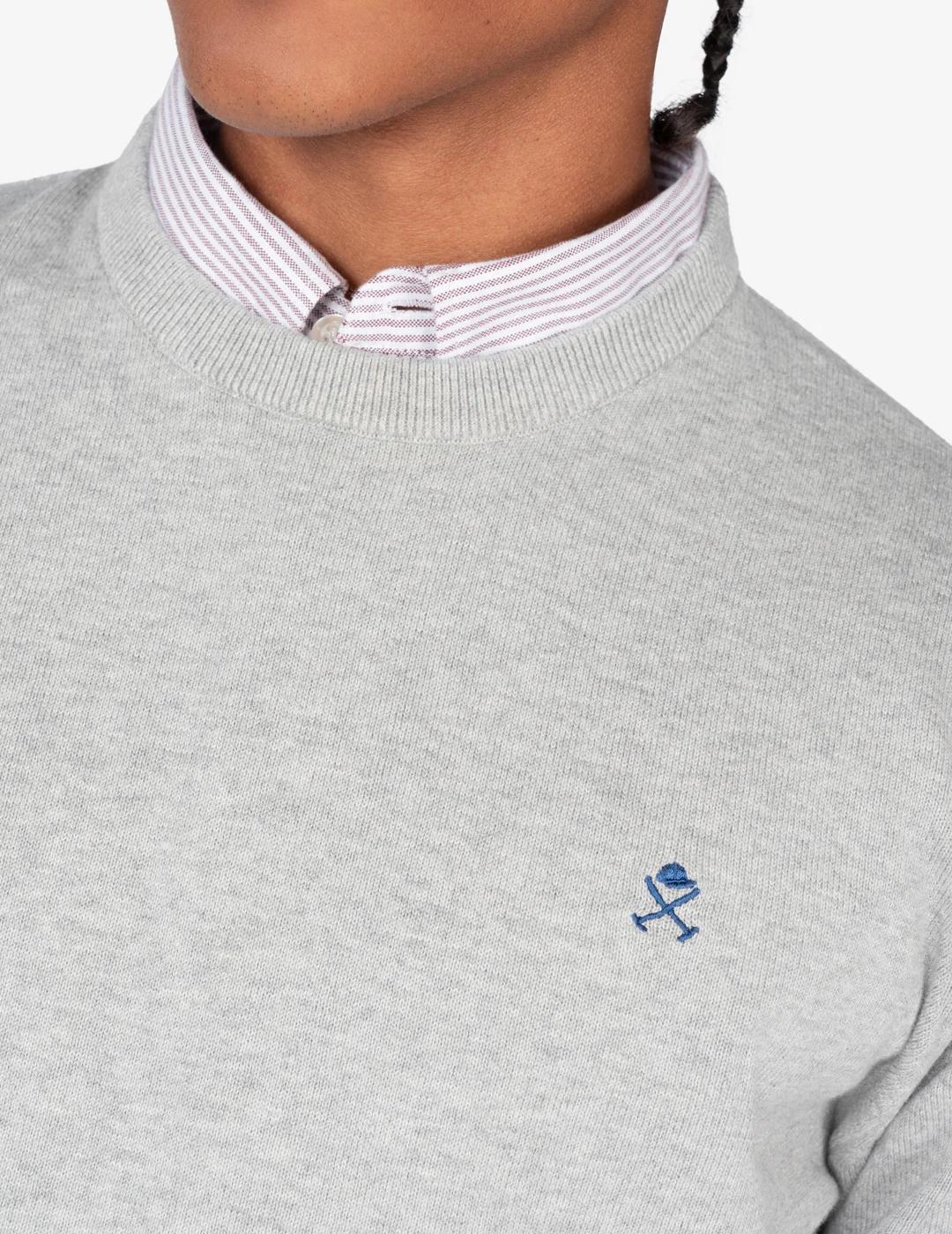 HARPER JERSEY GRIS CUELLO REDONDO