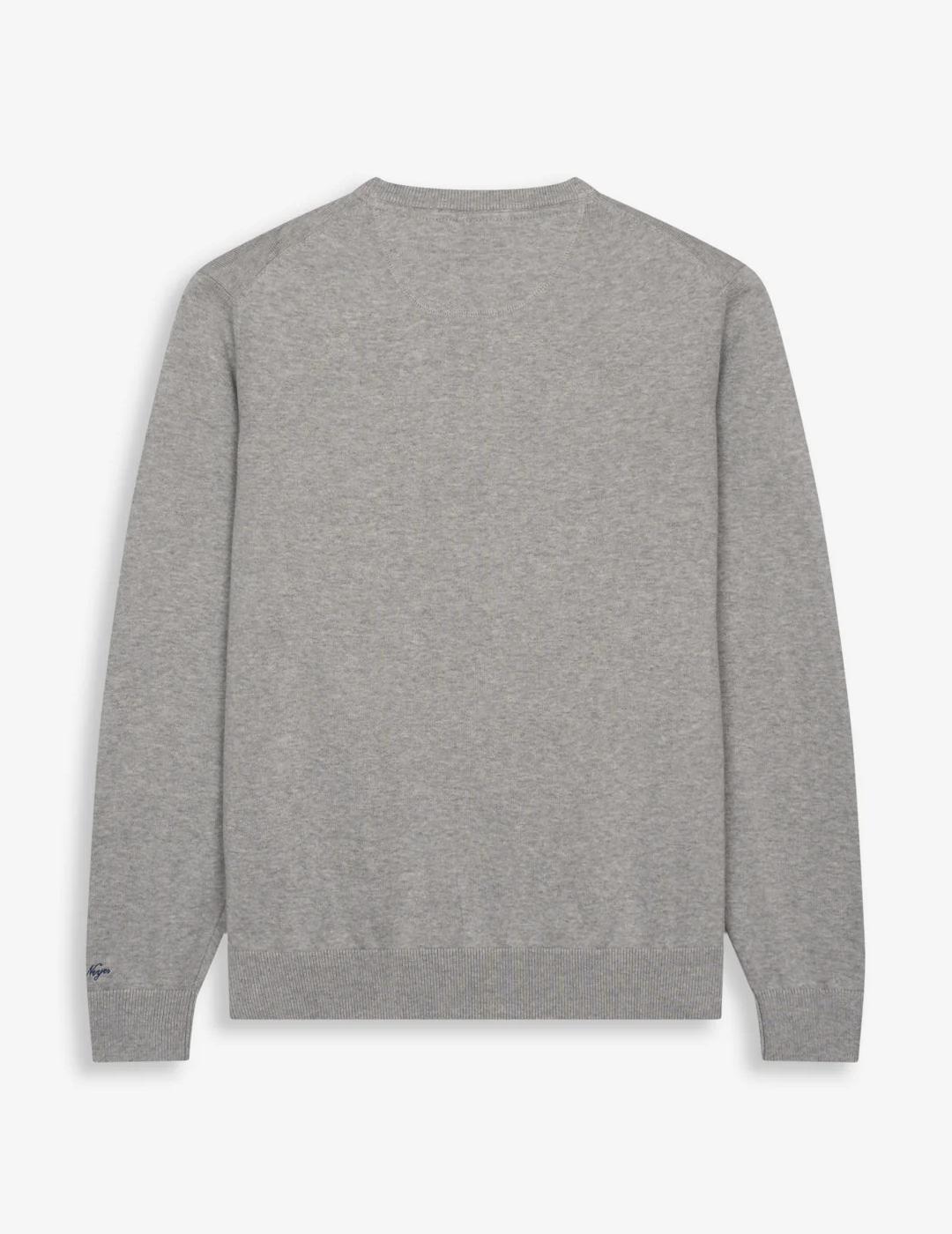 HARPER JERSEY GRIS CUELLO REDONDO