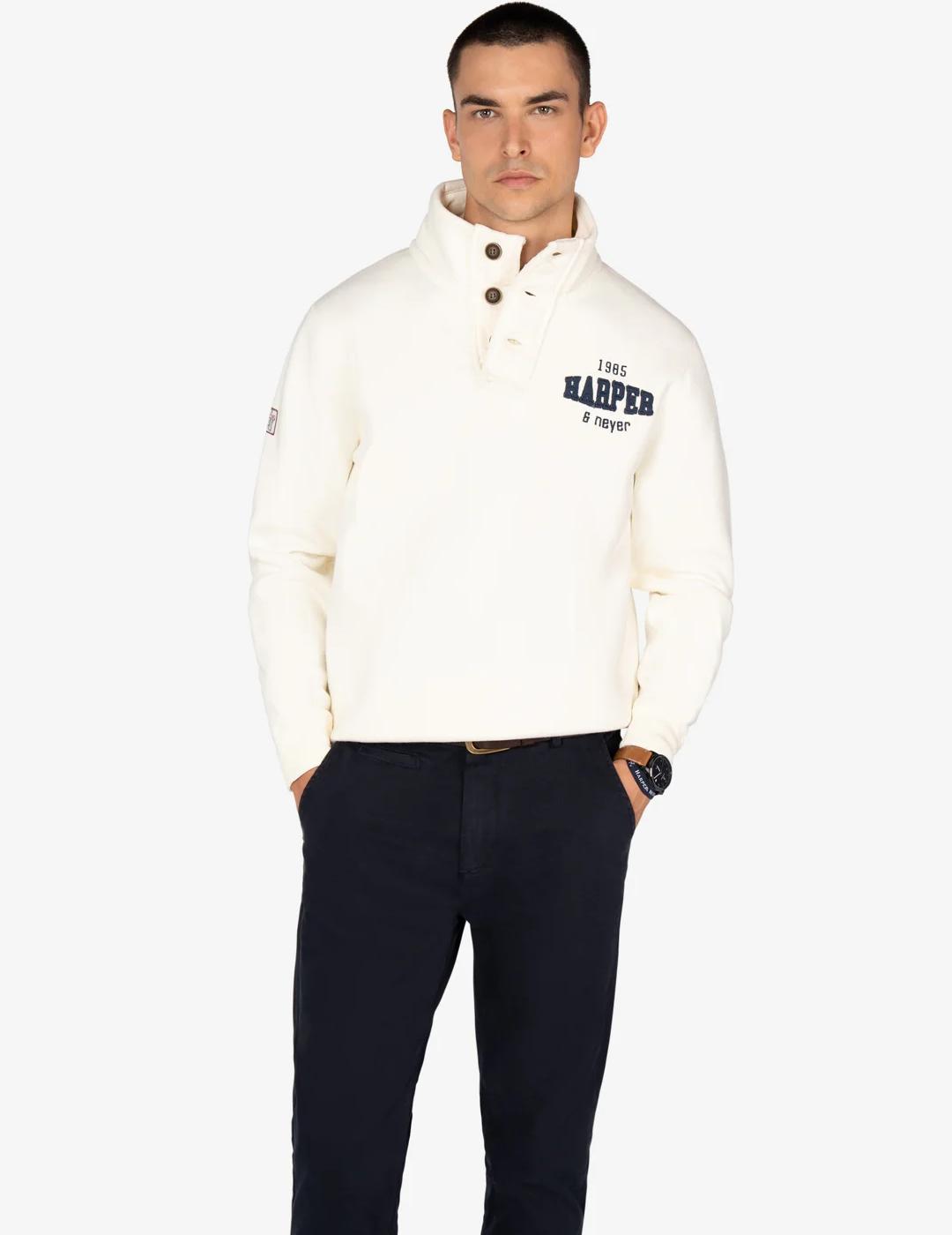 HARPER SUDADERA ZIP RAVENS RAW