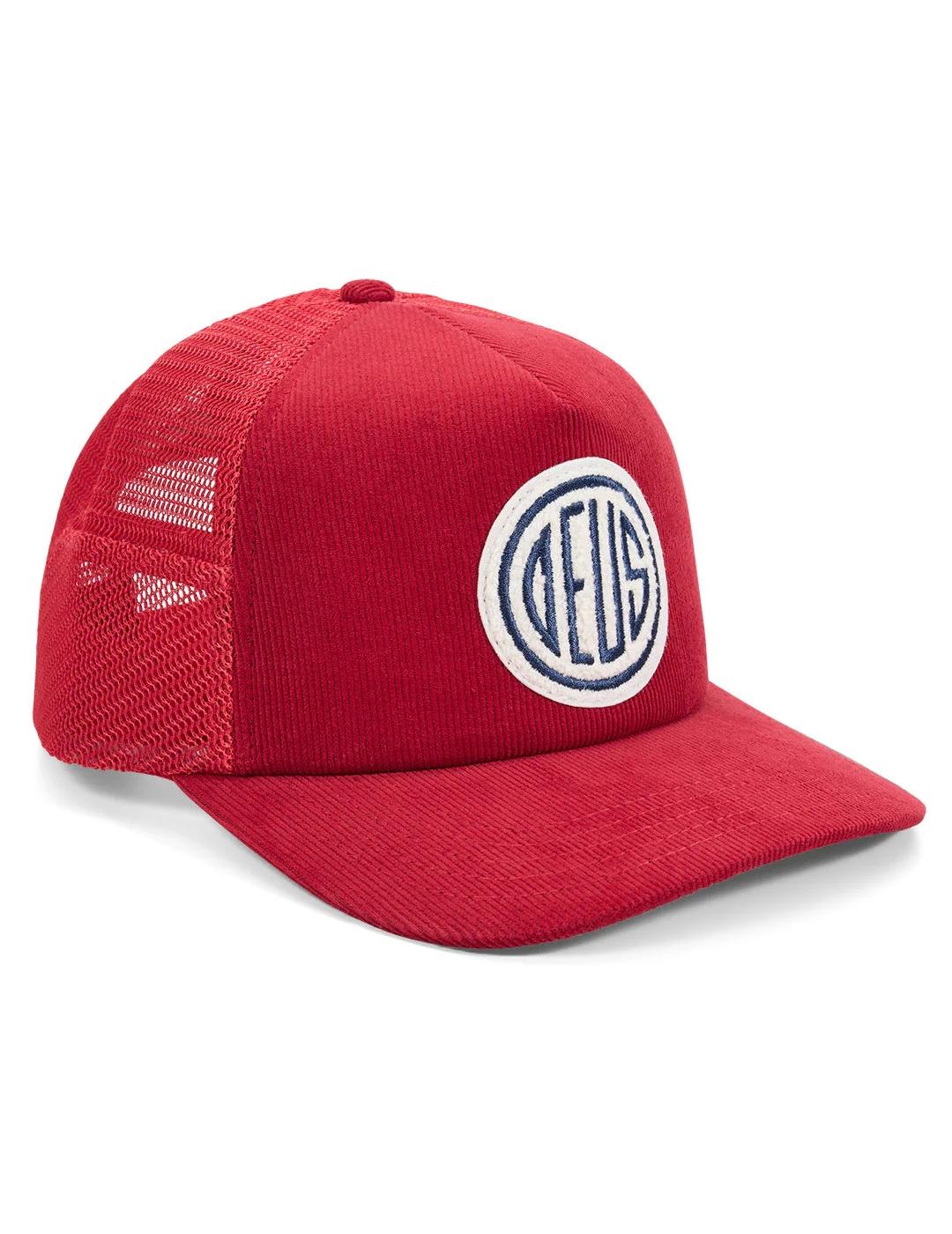 DEUS GORRA ROJA PILL CORD TRUCKER