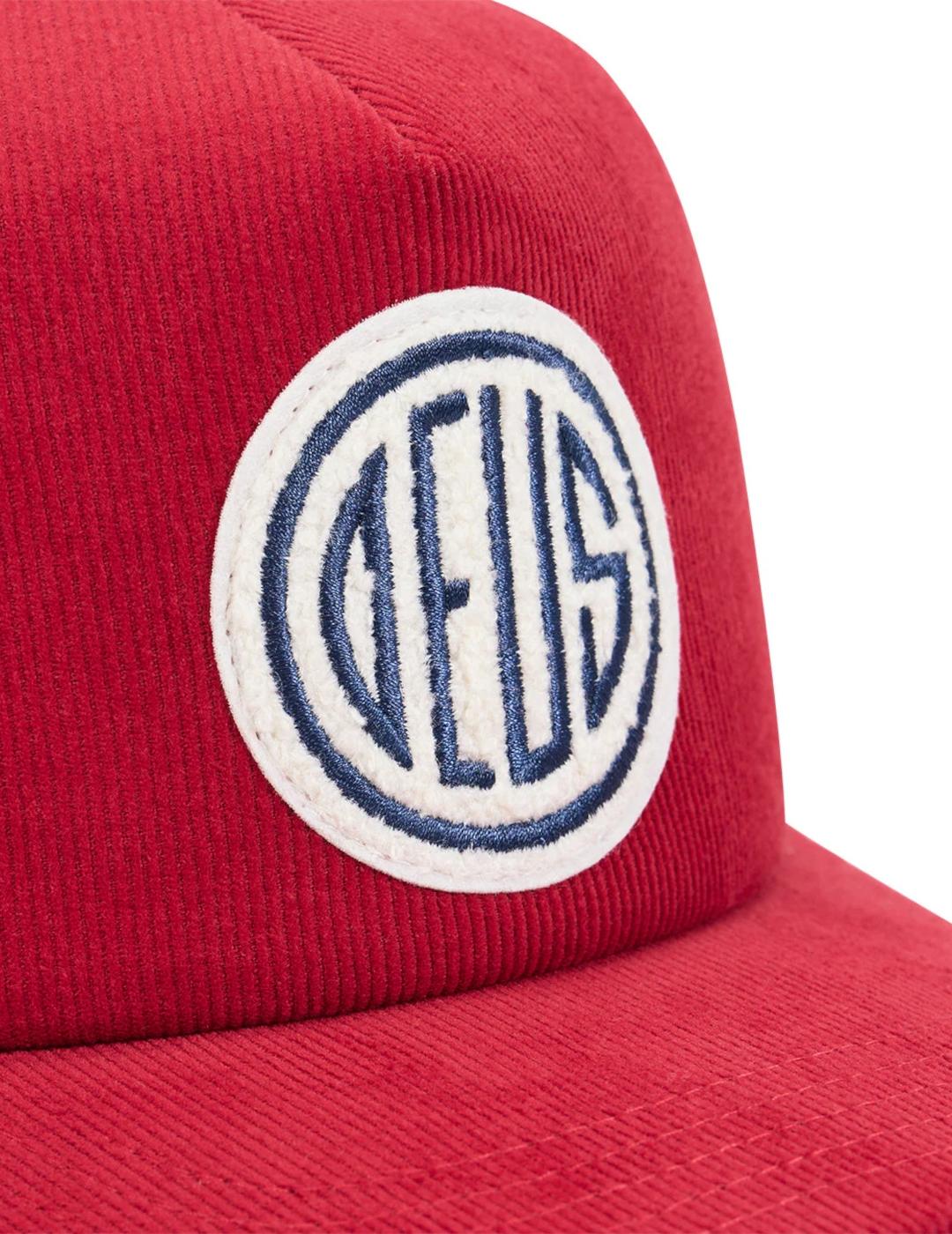 DEUS GORRA ROJA PILL CORD TRUCKER